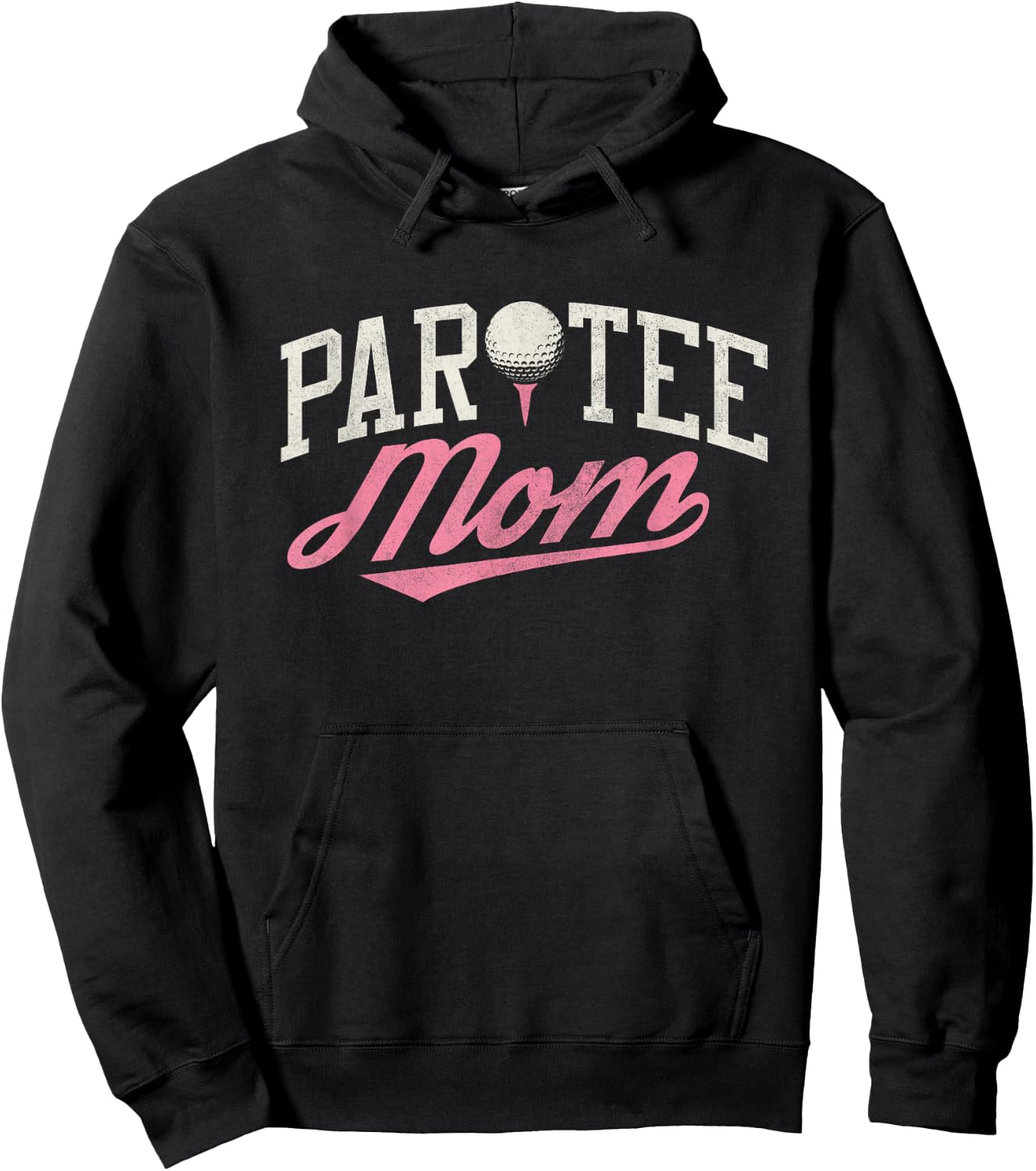 Let's Par Mom Funny Golf Shirt Pun Partee Party Team Hoodie - Hoodie | Black