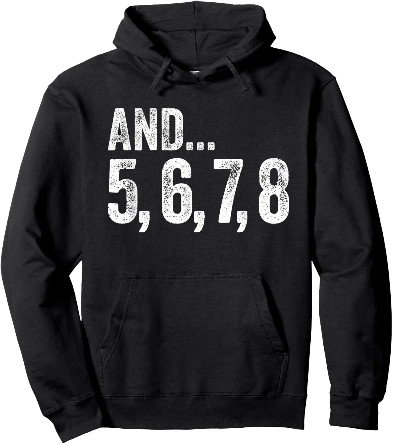 And 5 6 7 8 Dance Teacher Line Dance Lessons Hoodie - Hoodie | Black