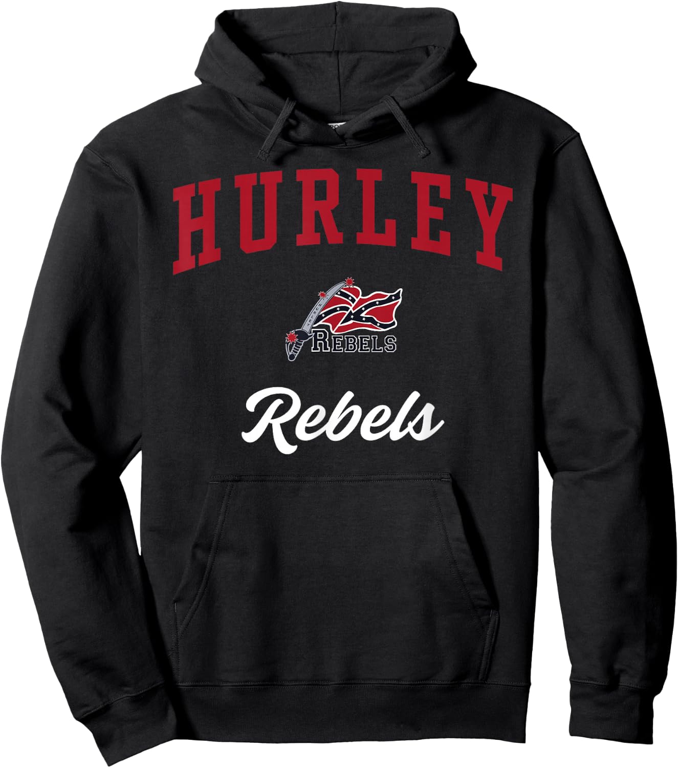 Hurley High School Rebels Hoodie - Hoodie | Black