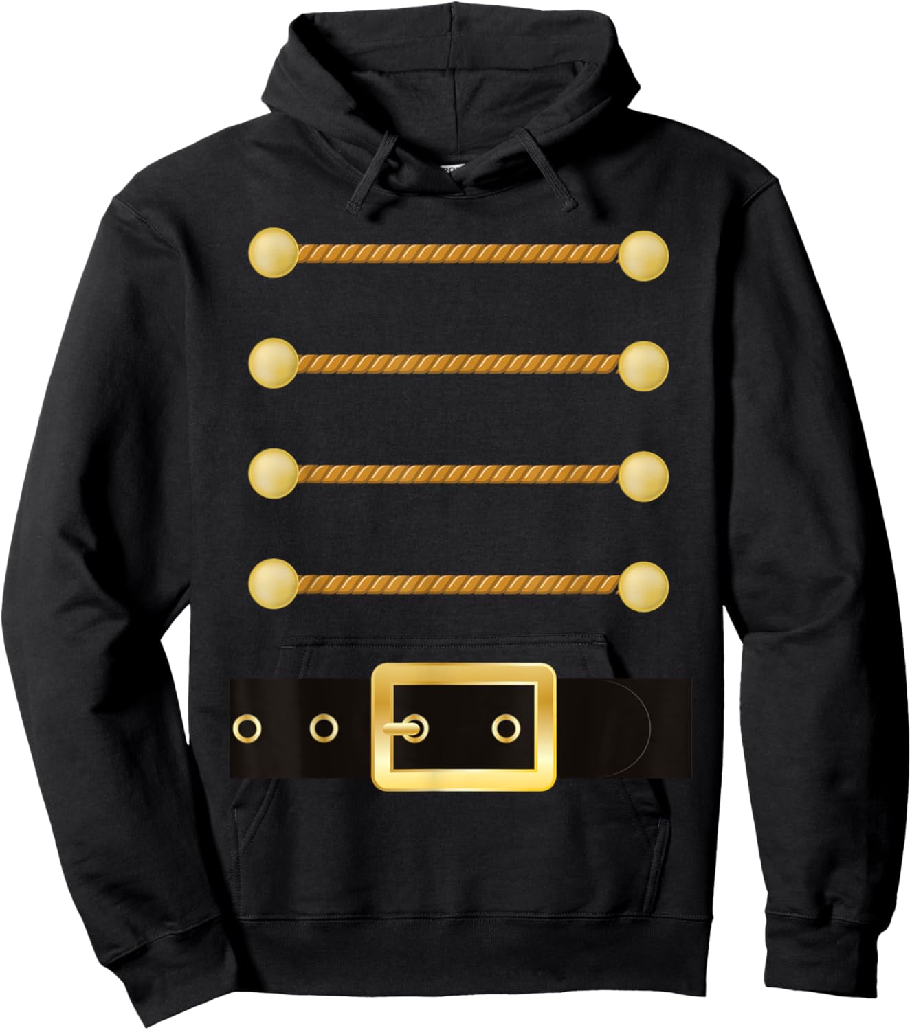 Funny Christmas with Nutcracker Costume Hoodie - Hoodie | Black