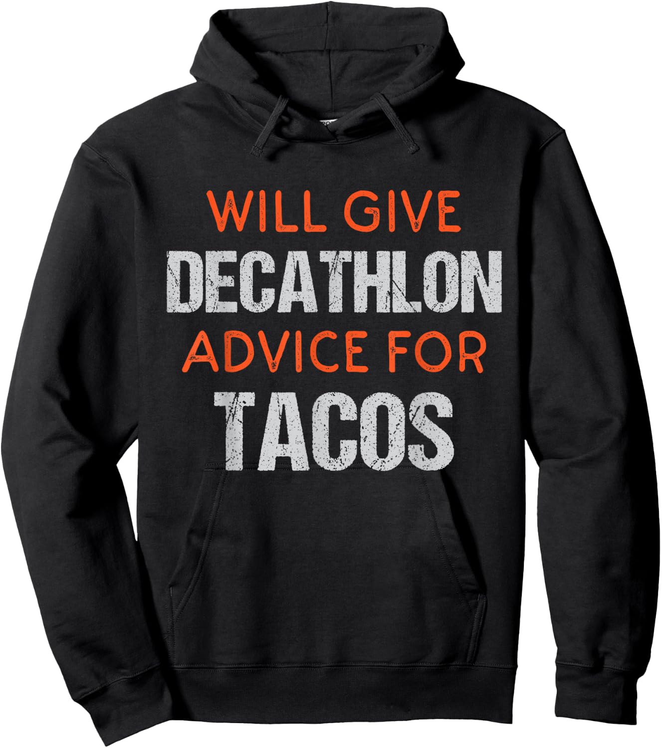 Funny Decathlon Track & Field Saying For Decathletes Hoodie - Hoodie | Black