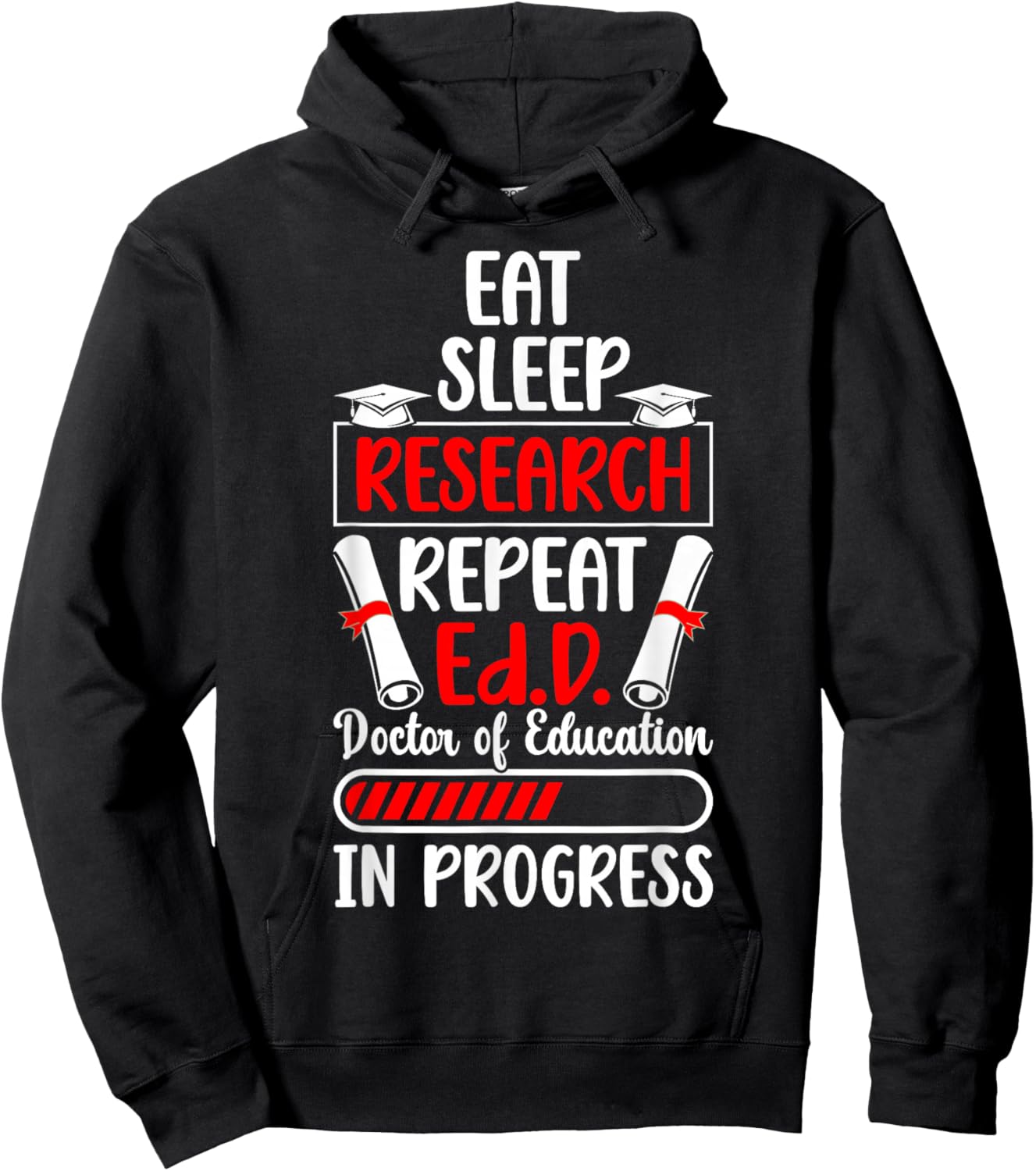 Ed.D Doctor Of Education In Progress Future EdD Student Hoodie - Hoodie | Black