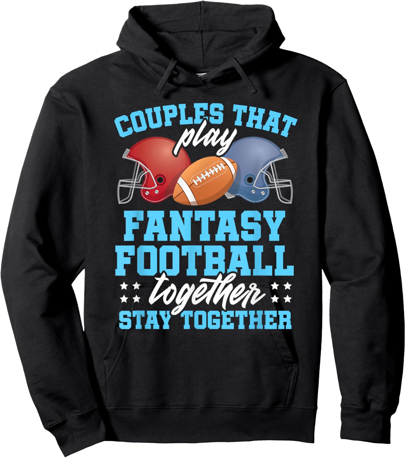 Fantasy Football Couples Matching Championship 2019 Hoodie - Hoodie | Black