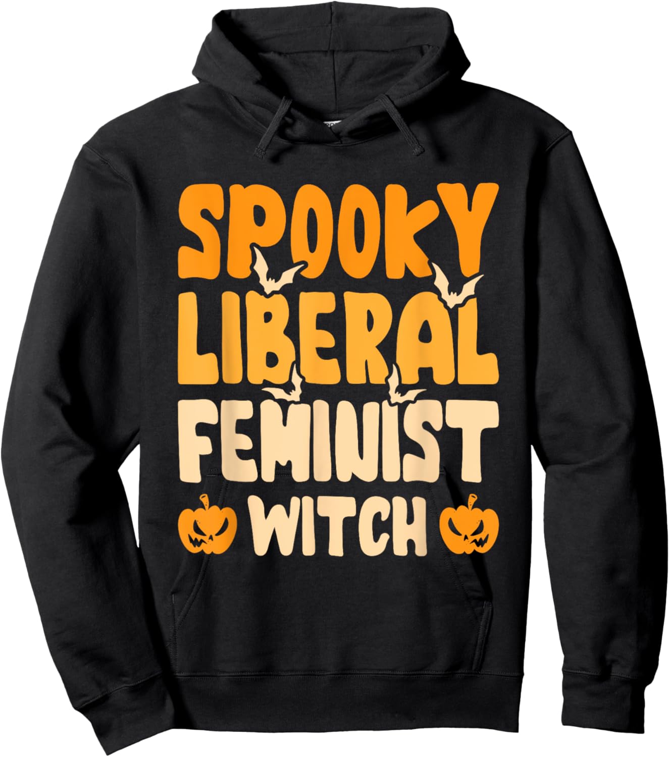 Spooky Liberal Feminist Witch Hoodie - Hoodie | Black