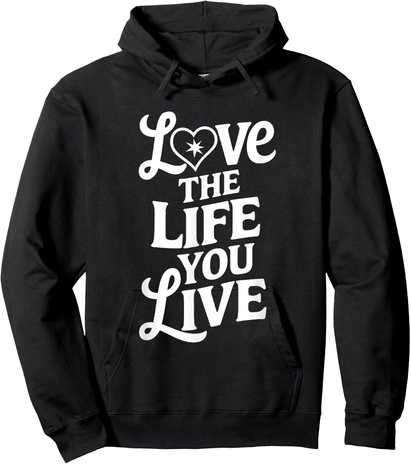 Love Women Life You Live Motivational Men Kids Hoodie - Hoodie | Black