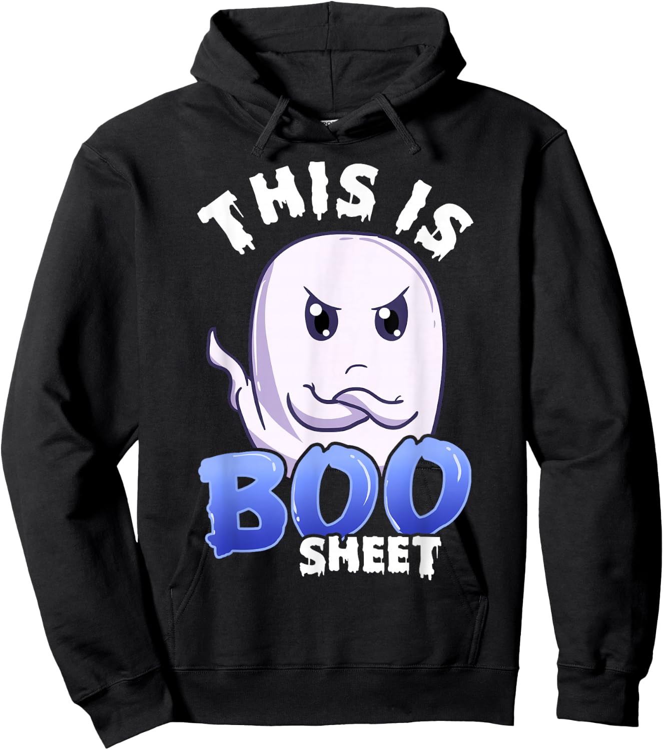 This Is Boo Sheet Boo Sheet HALLOWEEN GHOST Hoodie - Hoodie | Black