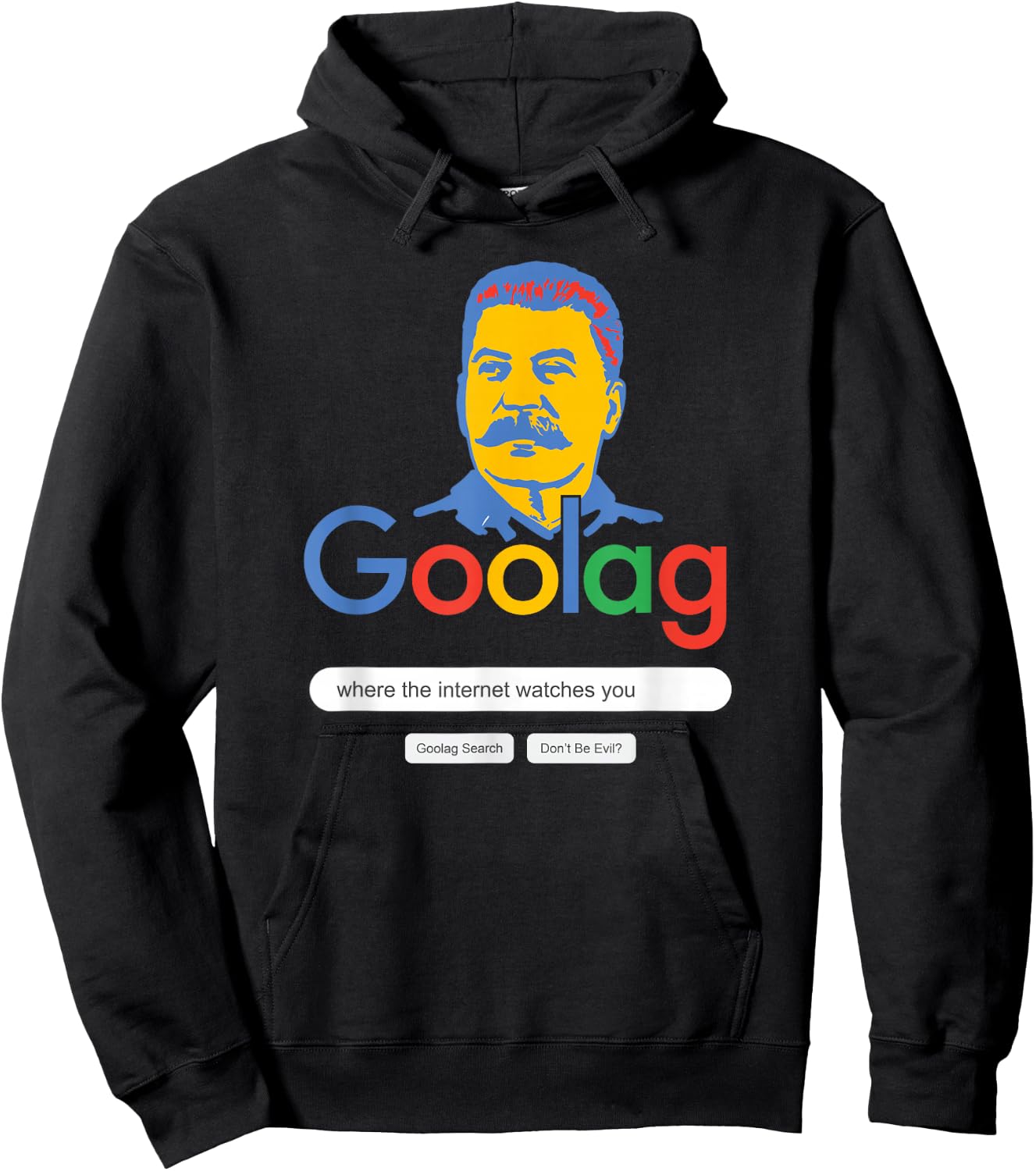 Welcome to the Goolag Funny Internet Privacy Hoodie - Hoodie | Black