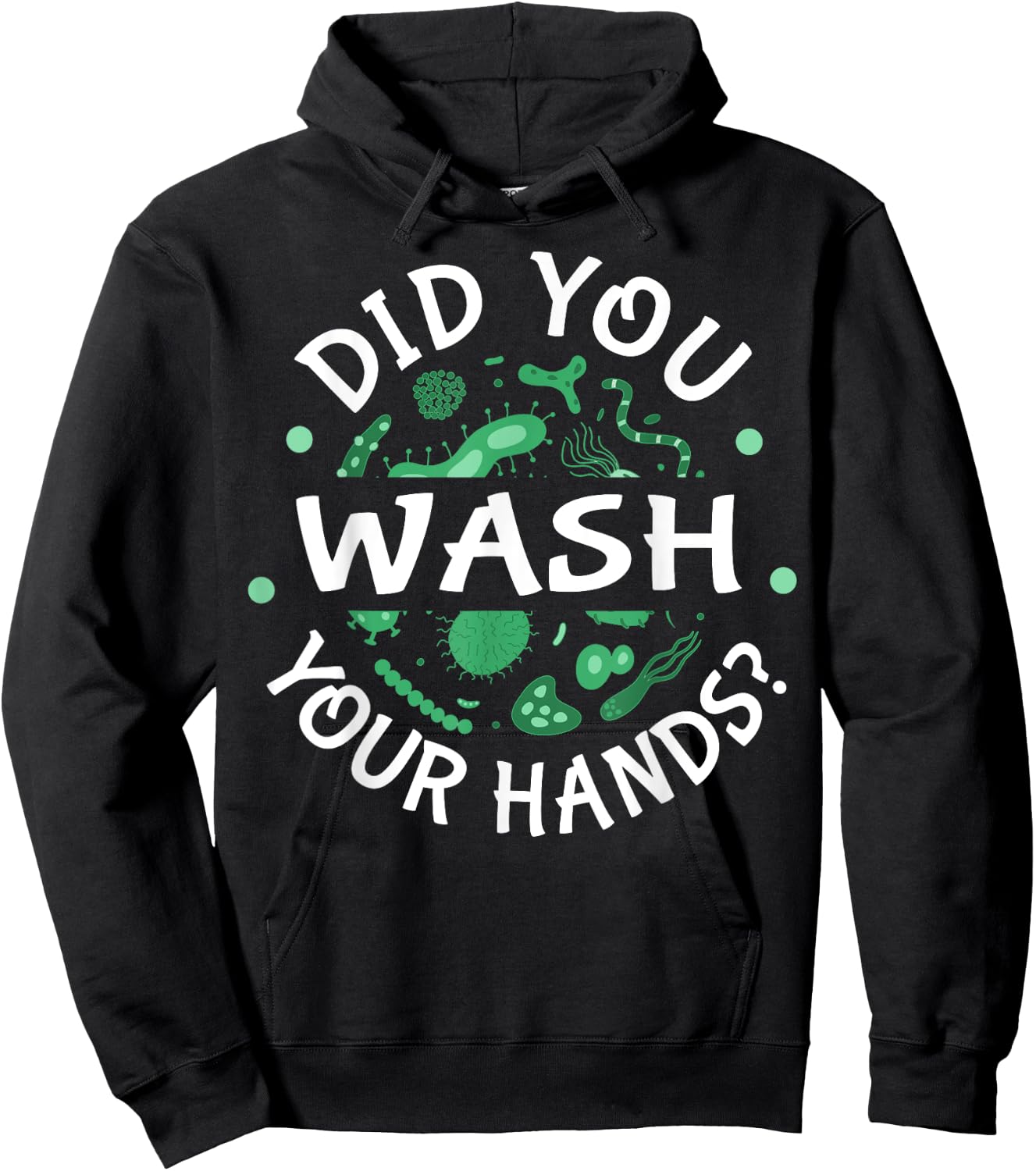 Germaphobe Gifts Men Women Kids Funny Germaphobe Hoodie - Hoodie | Black