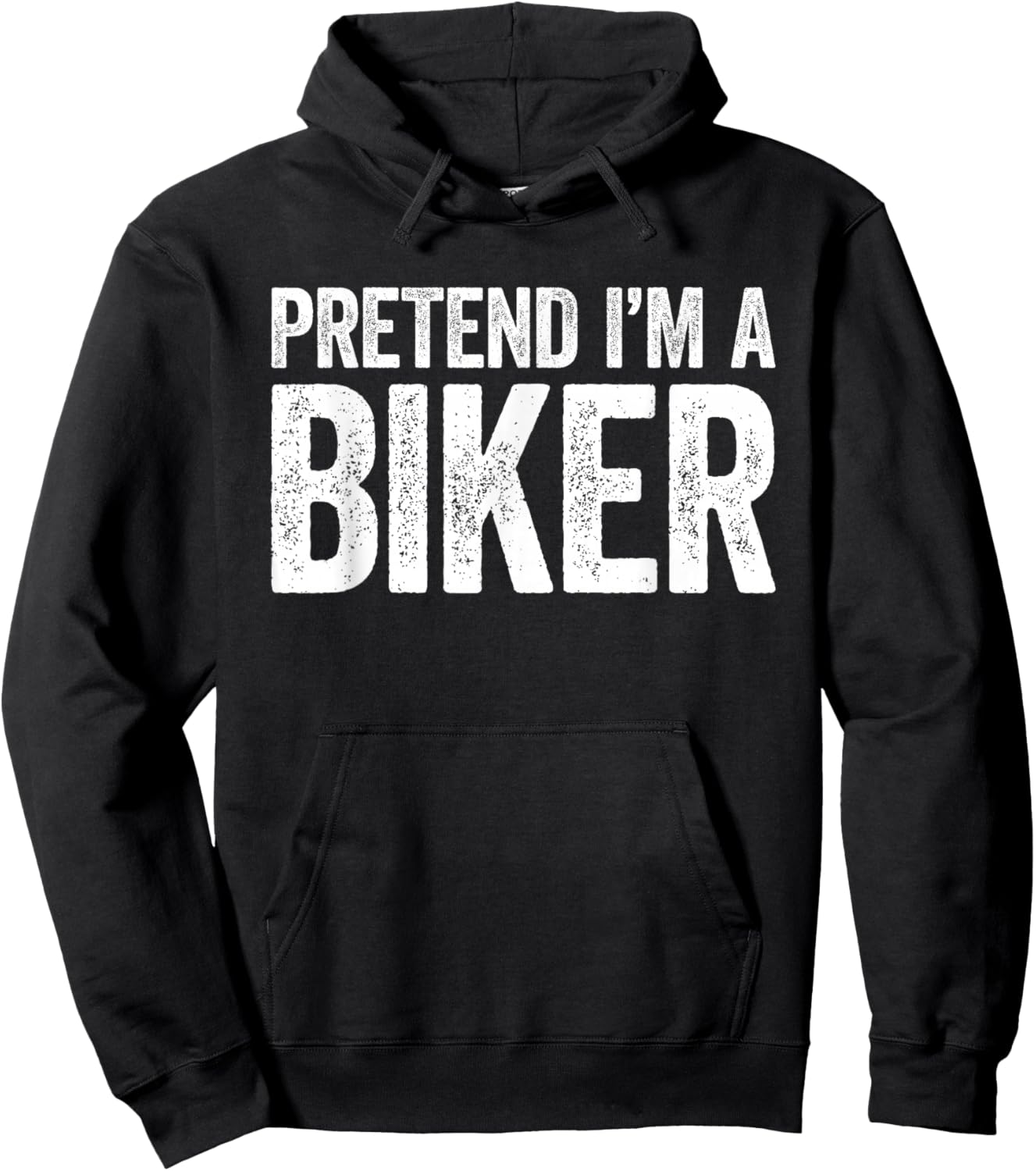 Pretend I'm A Biker Shirt Adult Men Women Kids Biker Costume Hoodie - Hoodie | Black
