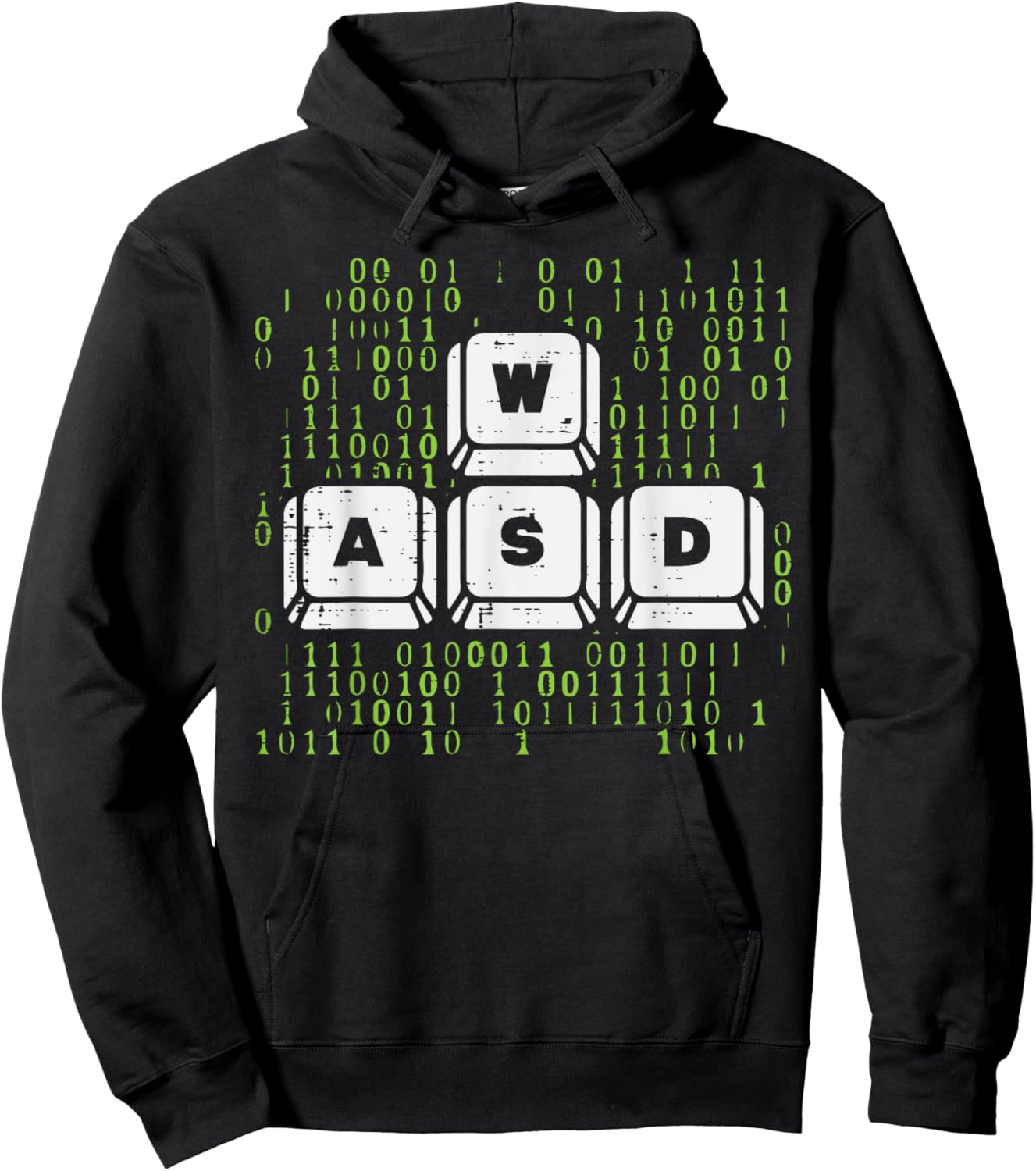 PC Gamer WASD Funny Computer Gaming Boys Kids Men Youth Teen Hoodie - Hoodie | Black