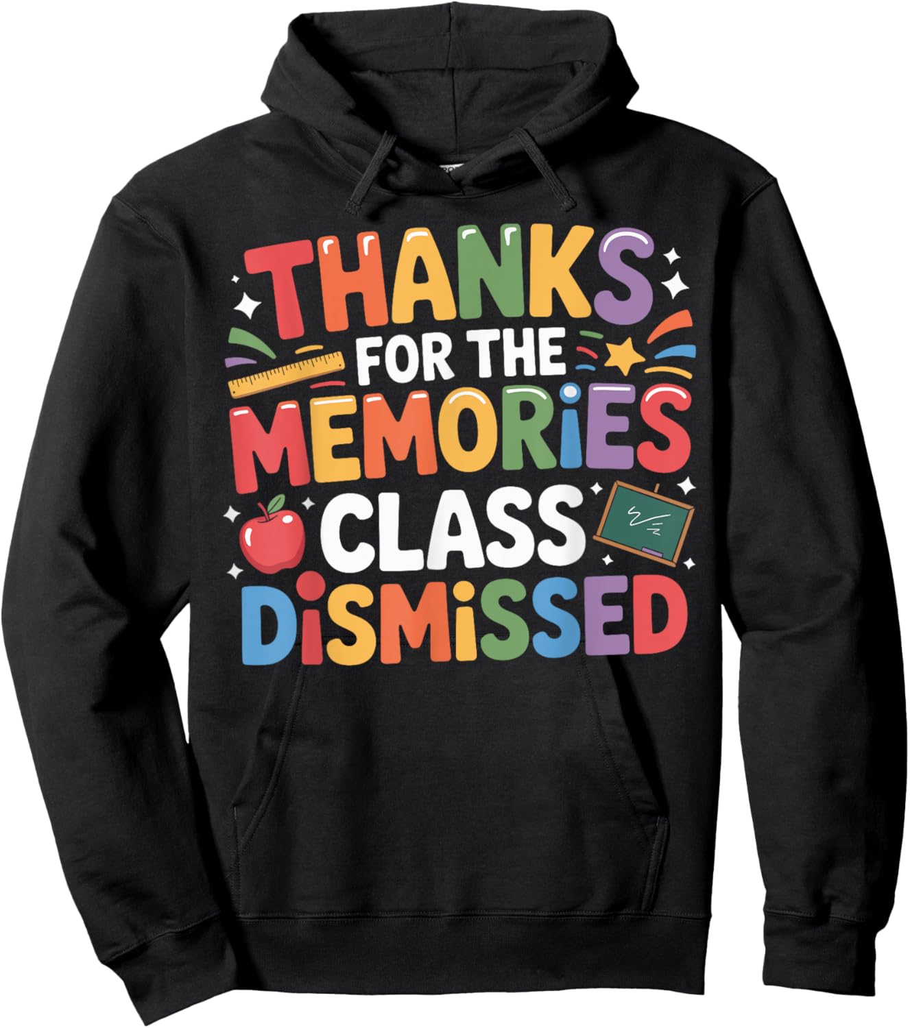 Class Dismissed Shirt Last Day of School Teacher Hoodie - Hoodie | Black