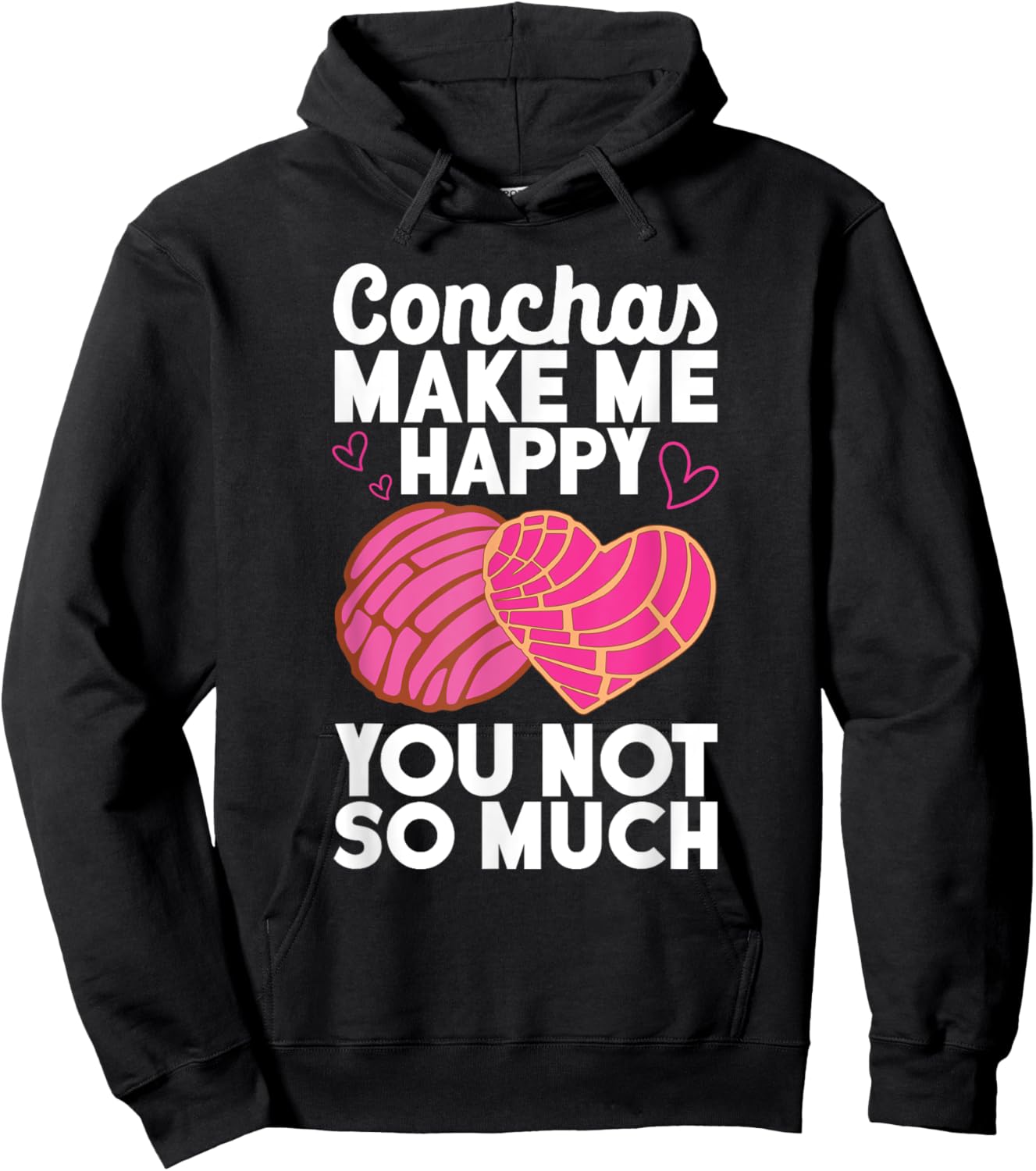 Conchas Pan Dulce Latina Mexican Mujer Concha Pastry Hoodie - Hoodie | Black