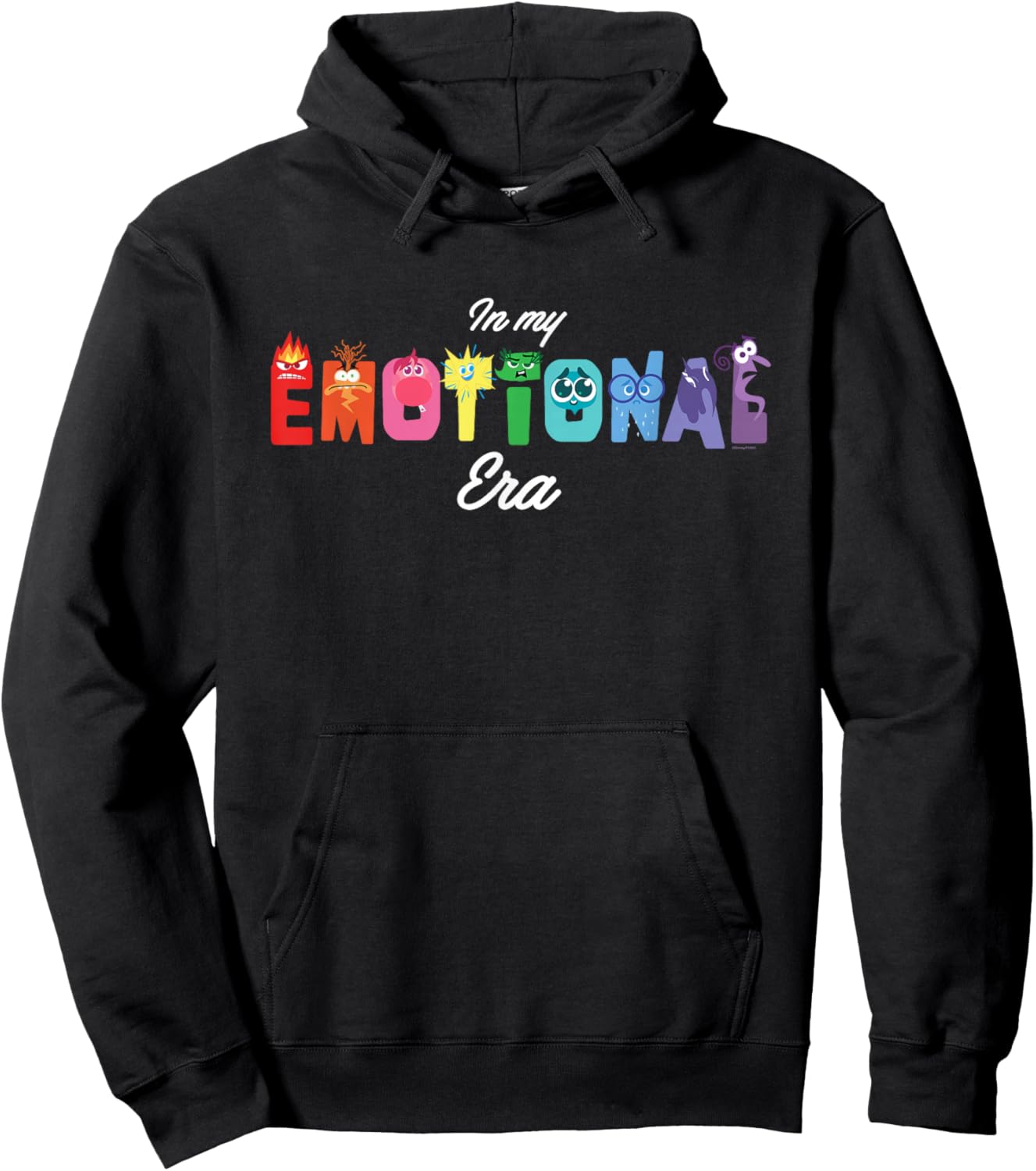 Disney & Pixar’s Inside Out 2 Emotions in My Emotional Era Hoodie - Hoodie | Black