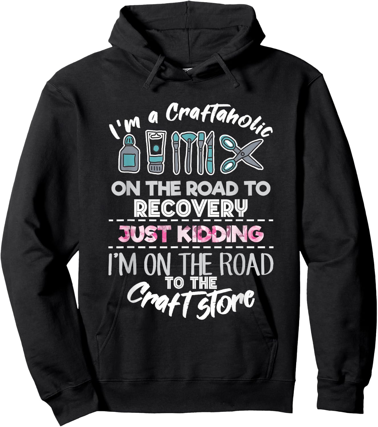Scrapbooking addicted Handmade Crafter Hobby Hoodie - Hoodie | Black