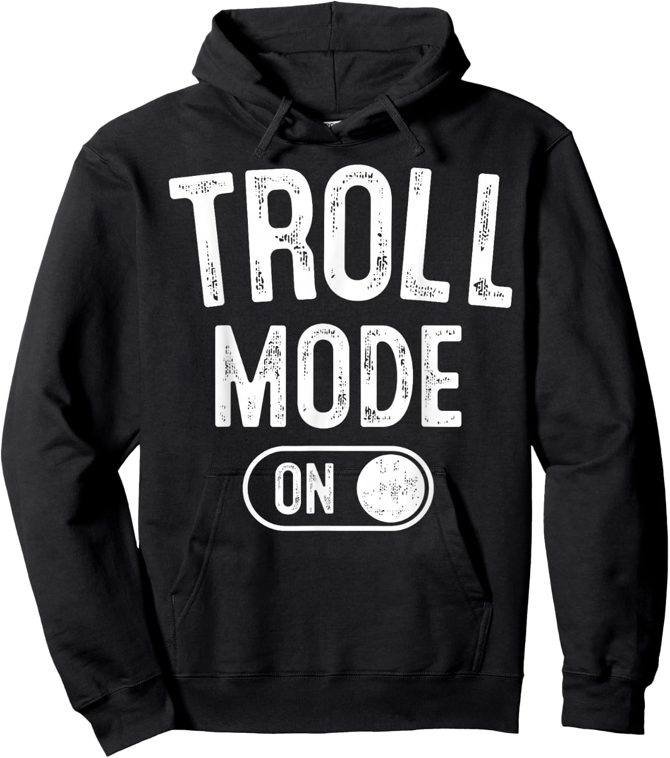 Troll Mode On Costume Funny Folklore Gift Dragons Fantasy Lo Hoodie - Hoodie | Black