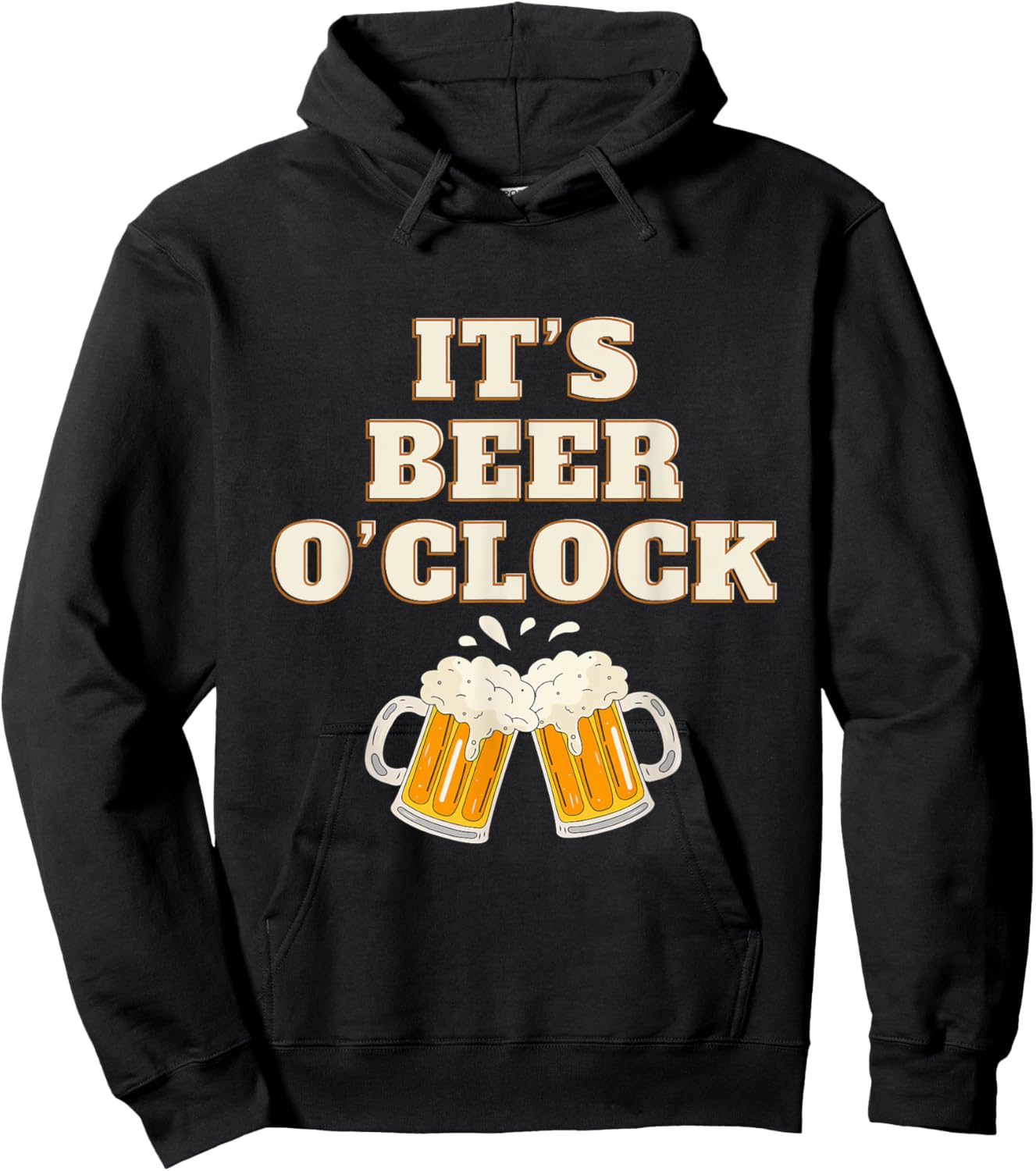 It's beer o'clock Hoodie - Hoodie | Black