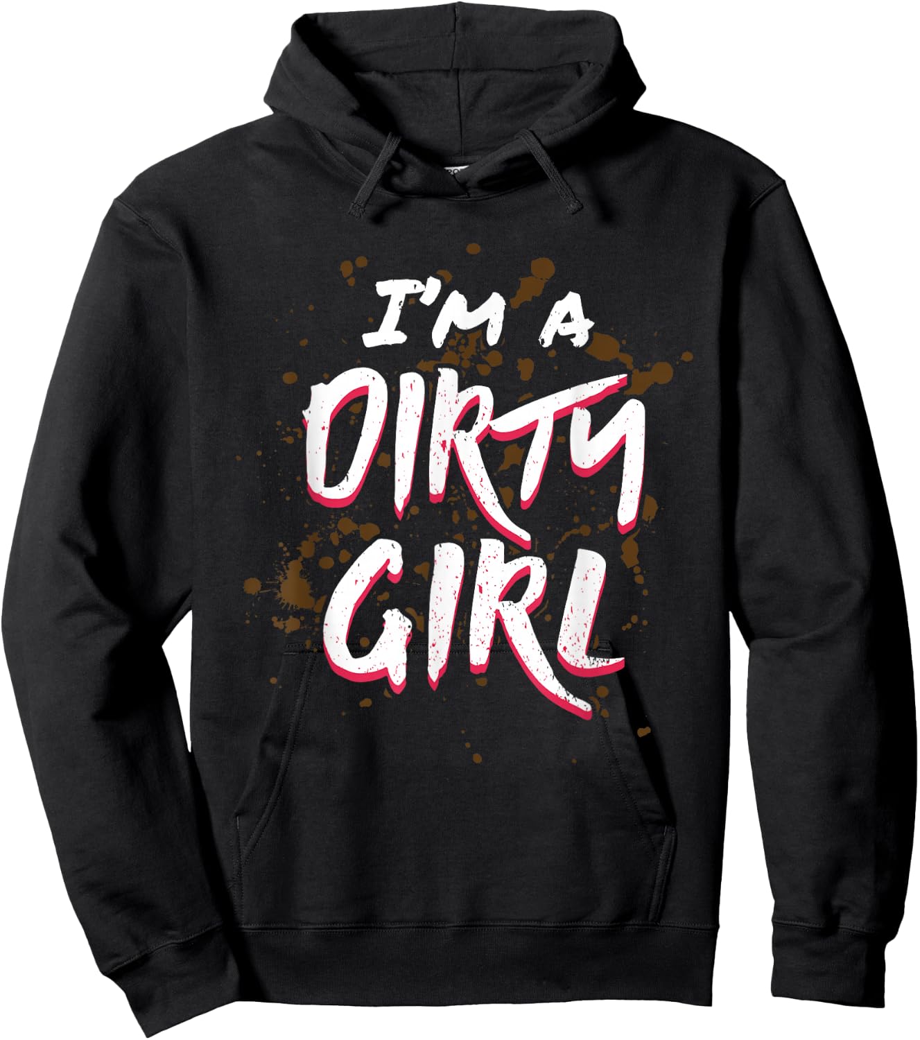 Mud Run Shirts Girls Runners Mud Running Team Hoodie - Hoodie | Black