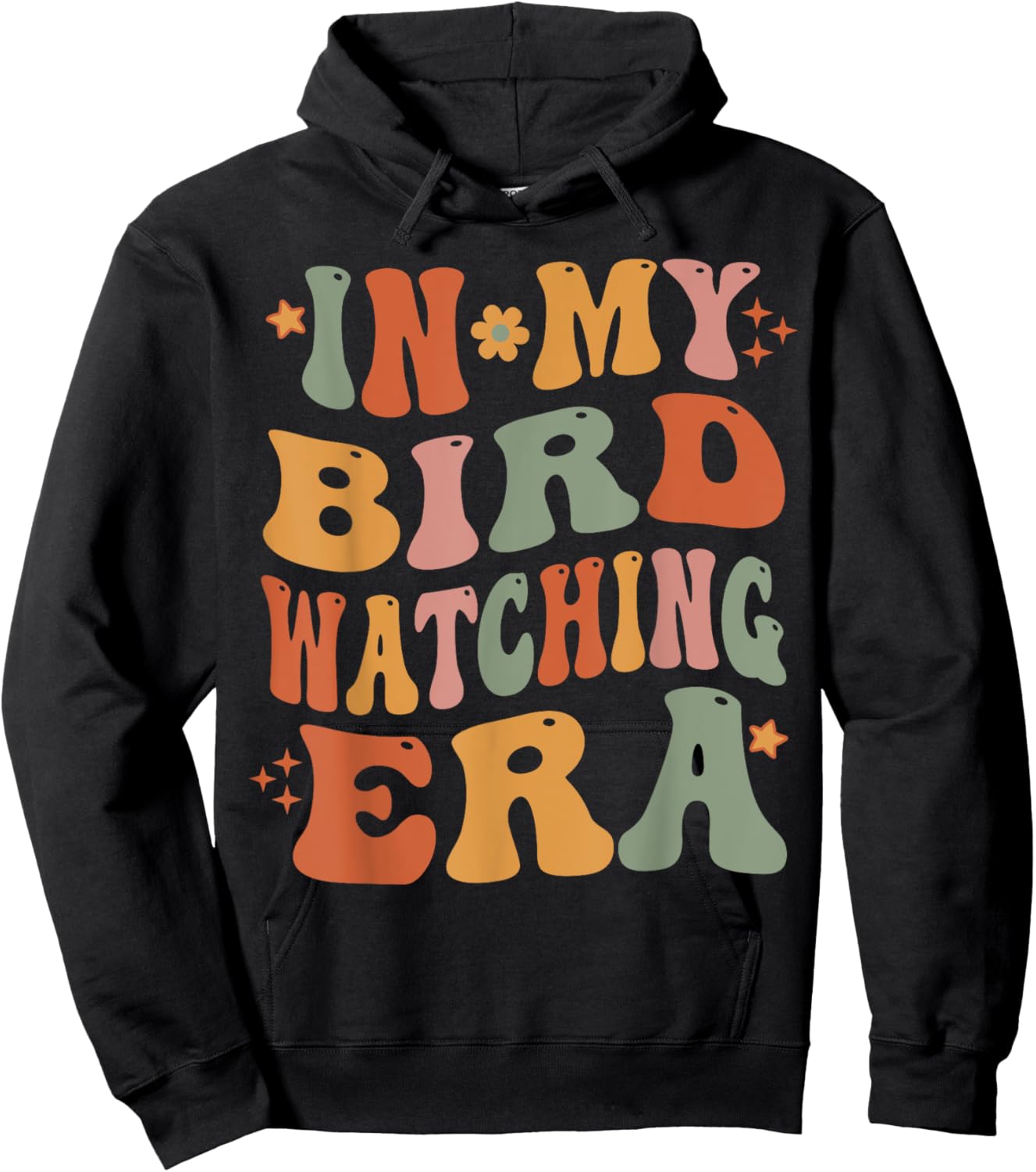 Cute In My Bird Watching Era Funny Birds Lovers Hoodie - Hoodie | Black