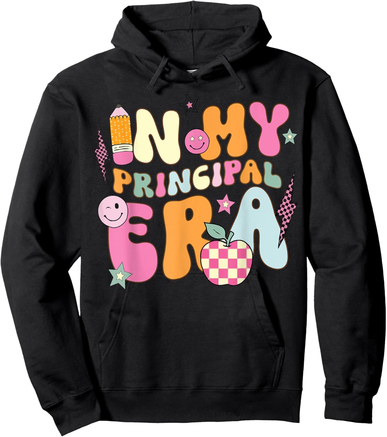 In My Principal Era Back To School First Day Hoodie - Hoodie | Black