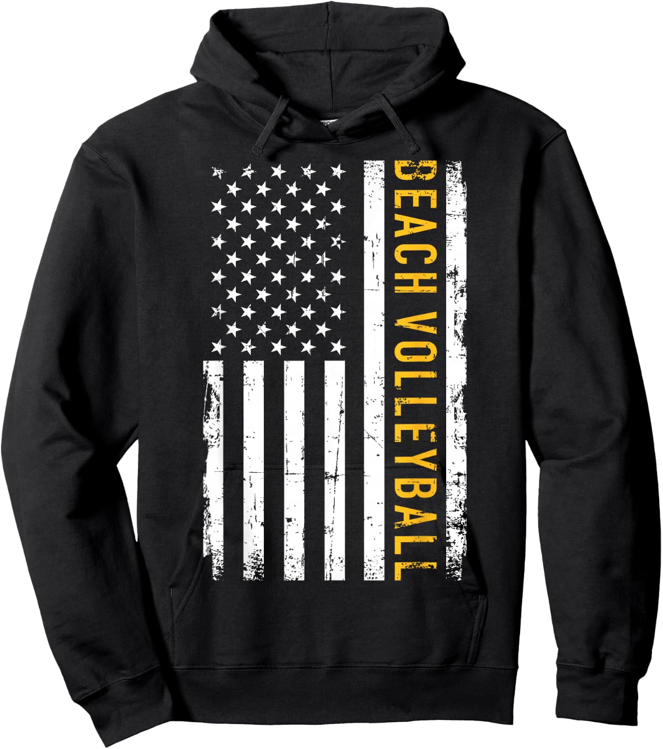 Beach volleyball USA Men Women Girls Kids Hoodie - Hoodie | Black