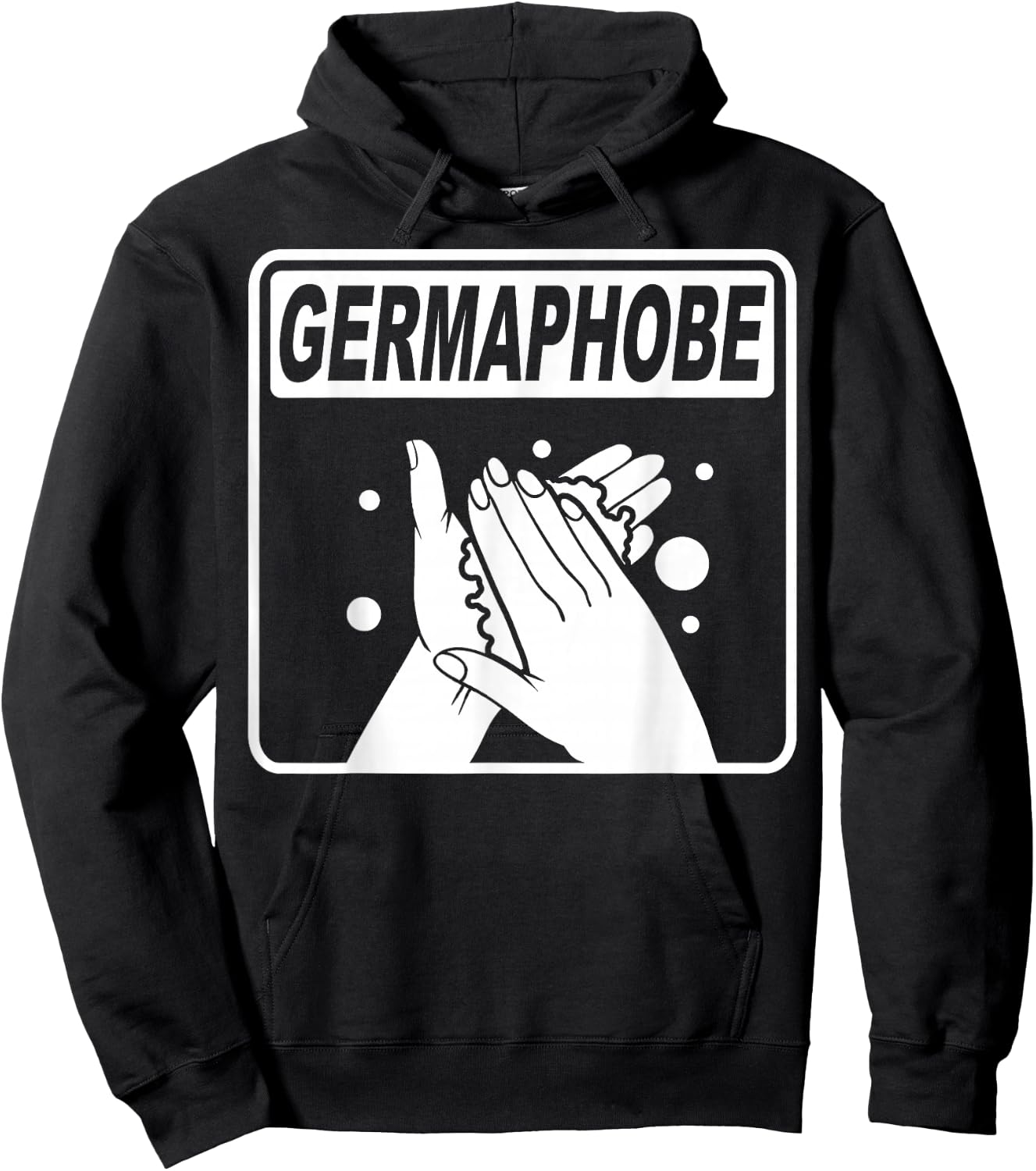 Germaphobe Gifts Men Women Kids Funny Germaphobe Hoodie - Hoodie | Black