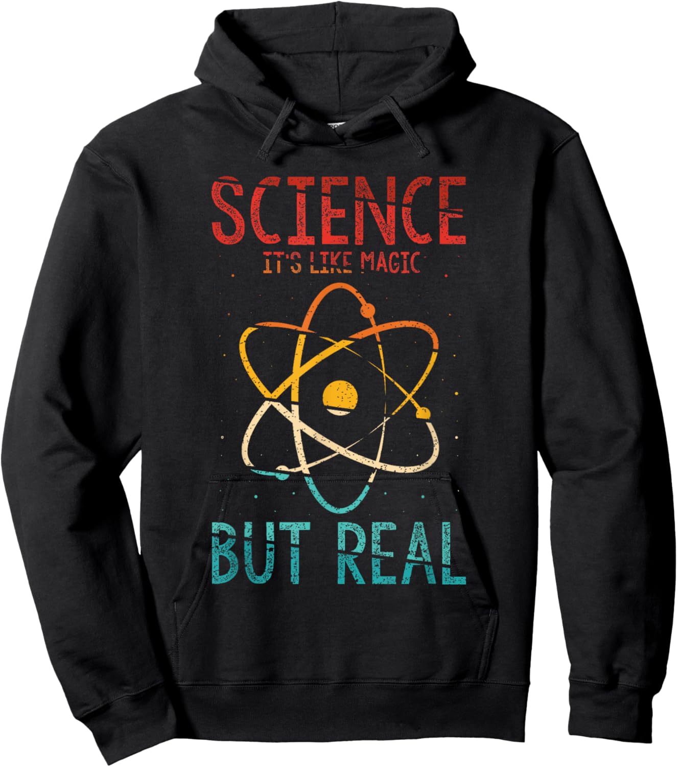 Science Its Like Magic But Real Science Teacher Science Gift Men Women Kids Hoodie - Hoodie | Black