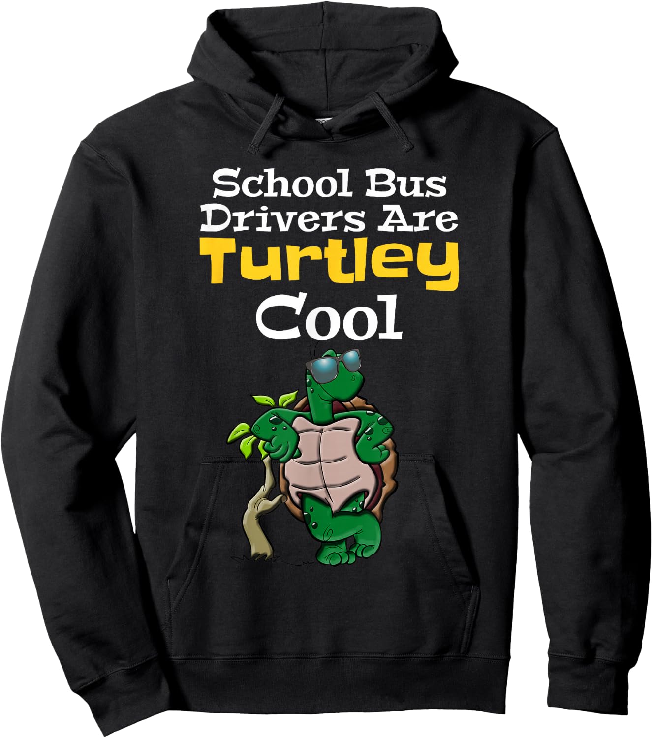School Bus Drivers Gifts School Employee Shirts Turtle Lover Hoodie - Hoodie | Black