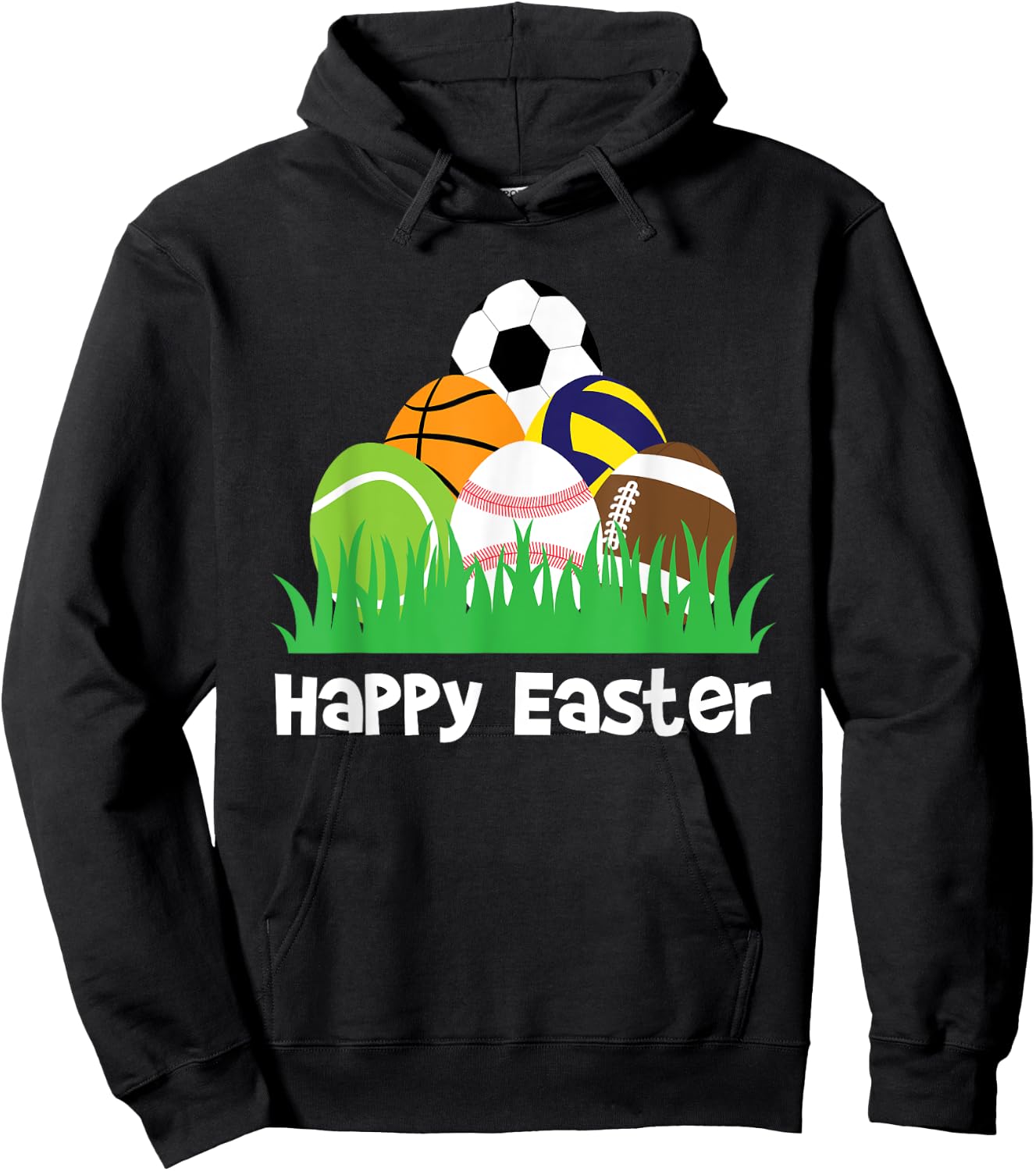 Boys Easter - Spring Sports Lover Hoodie - Hoodie | Black
