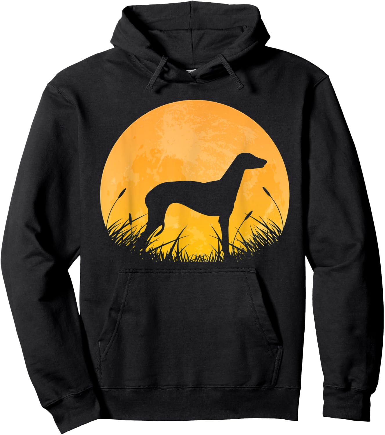 Greyhound Easy Halloween Outfit Dog Pet Moon Costume Gift Women Kids Hoodie - Hoodie | Black