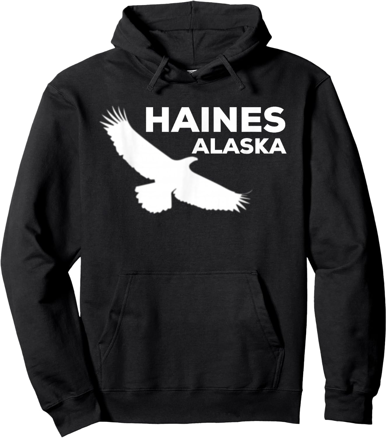 Haines Alaska Eagle Hoodie - Hoodie | Black