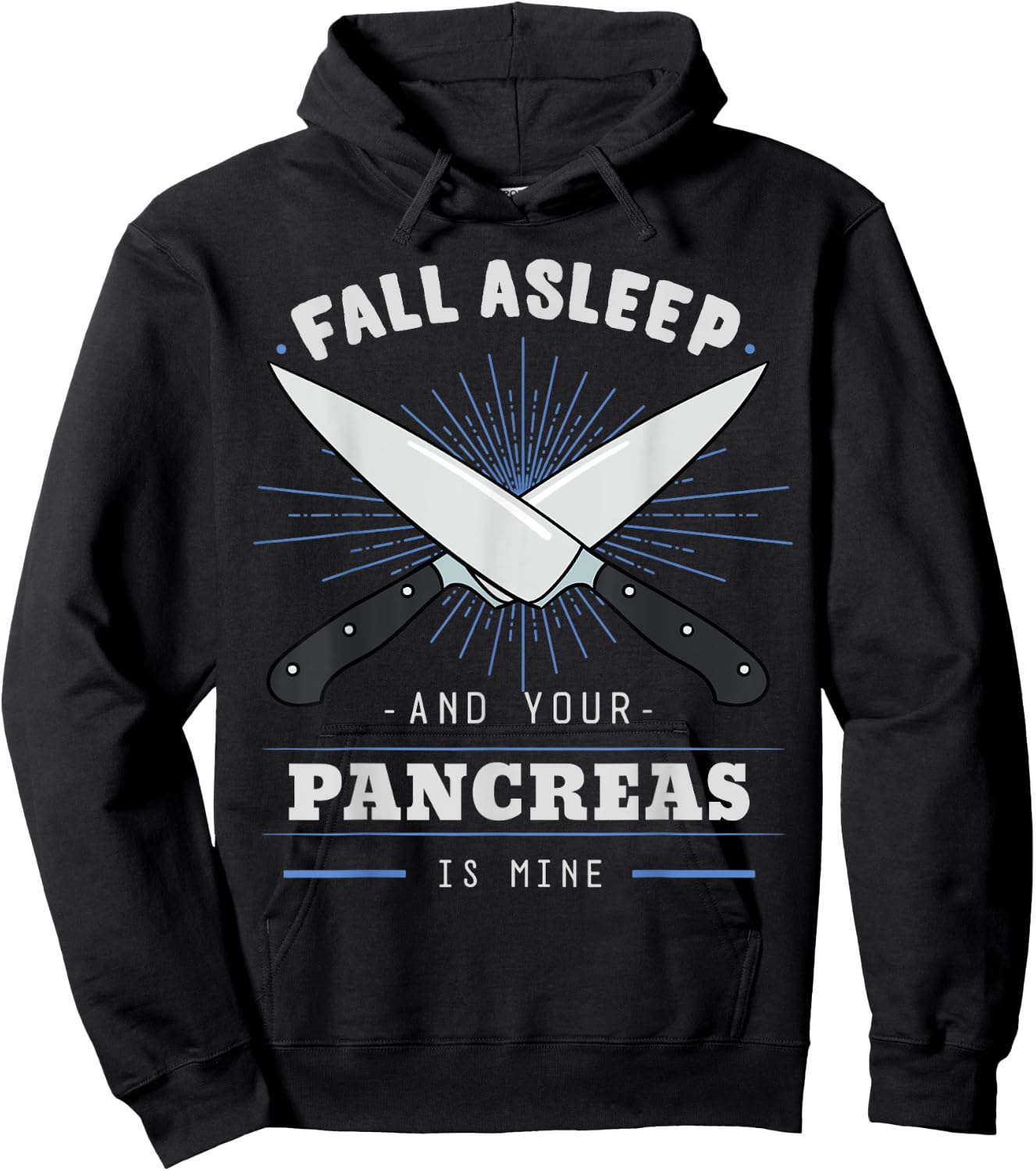 Diabetic Pancreas Diabetes Awareness Survivor Blood Sugar Hoodie - Hoodie | Black