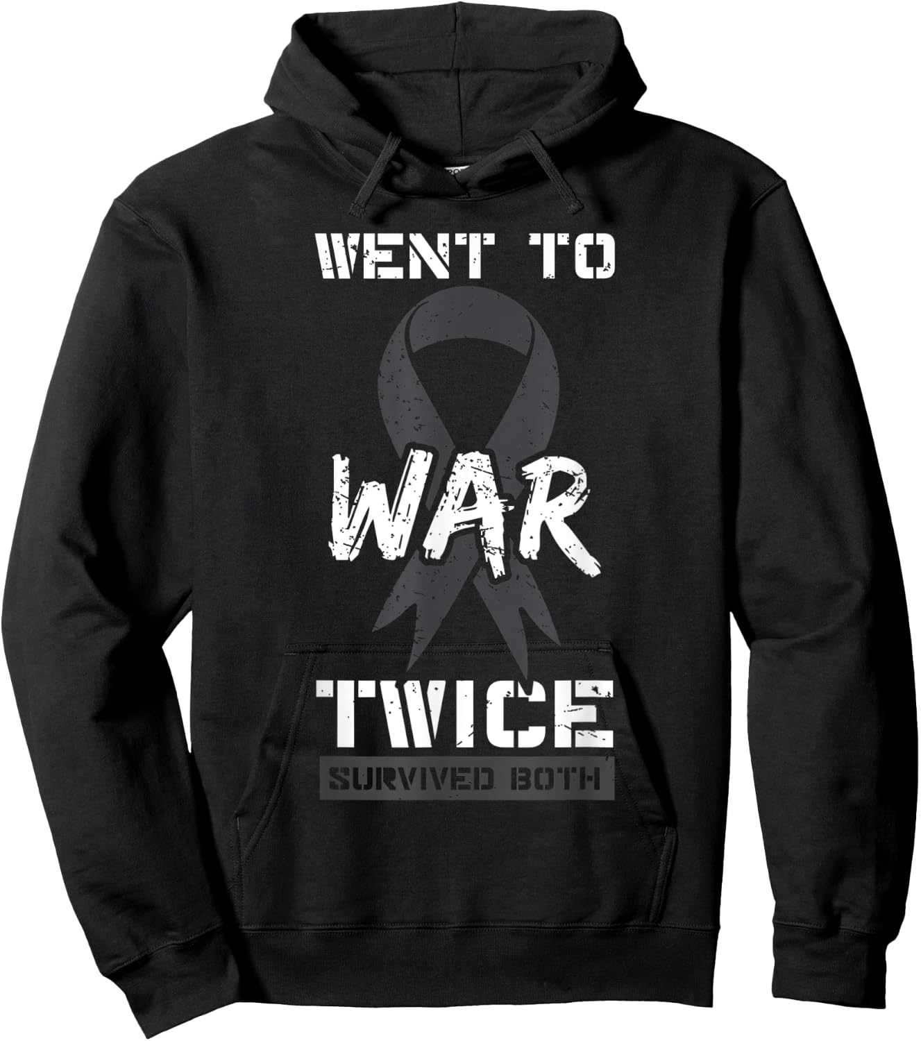 Cancer War Veterans Patriotic Military Soldier Vietnam Gift Women Men Hoodie - Hoodie | Black