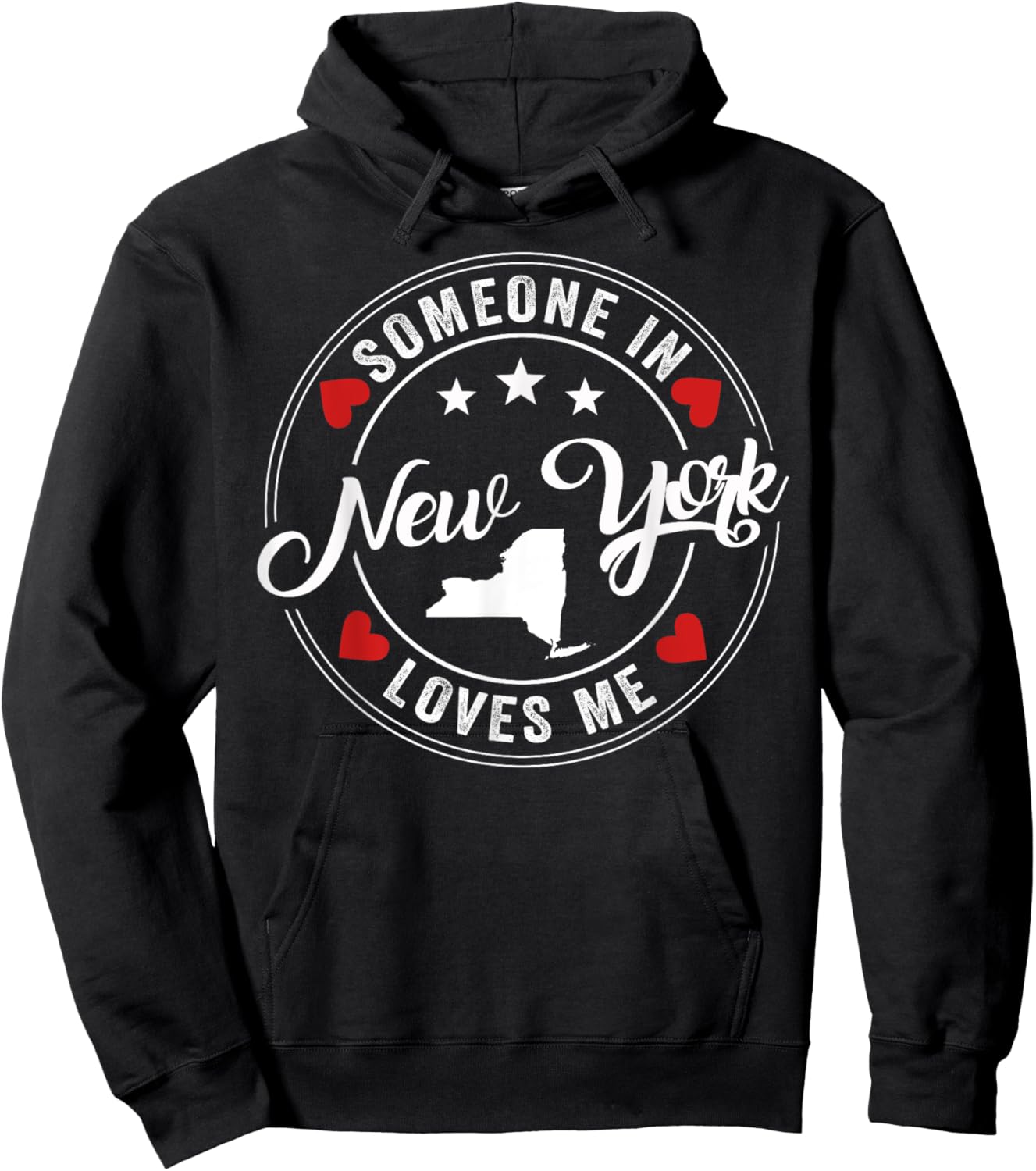 Someone In New York Loves Me Hoodie - Hoodie | Black