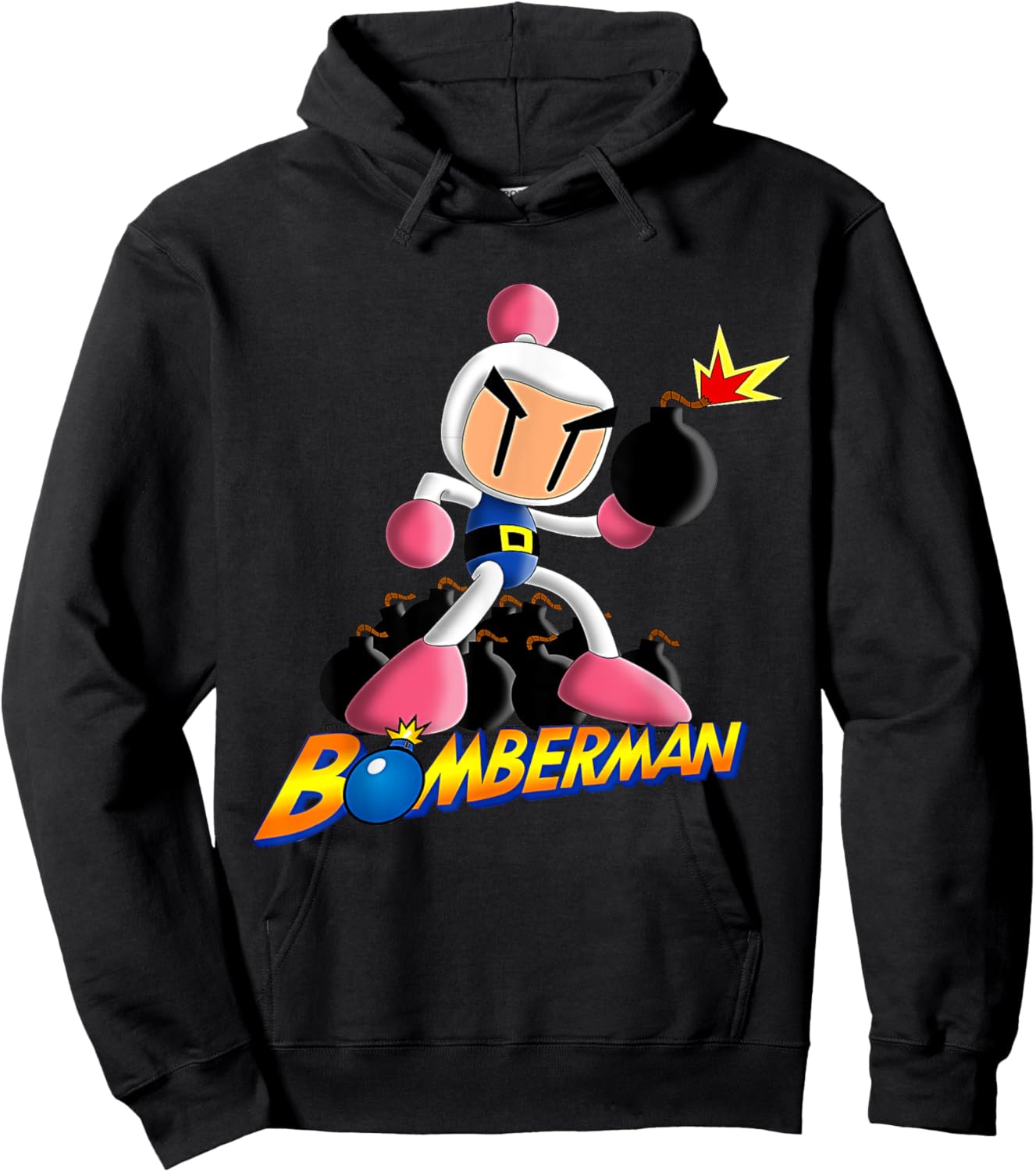 Bomberman Bombing Explosive Retro Gamer Nostalgia Classic Hoodie - Hoodie | Black