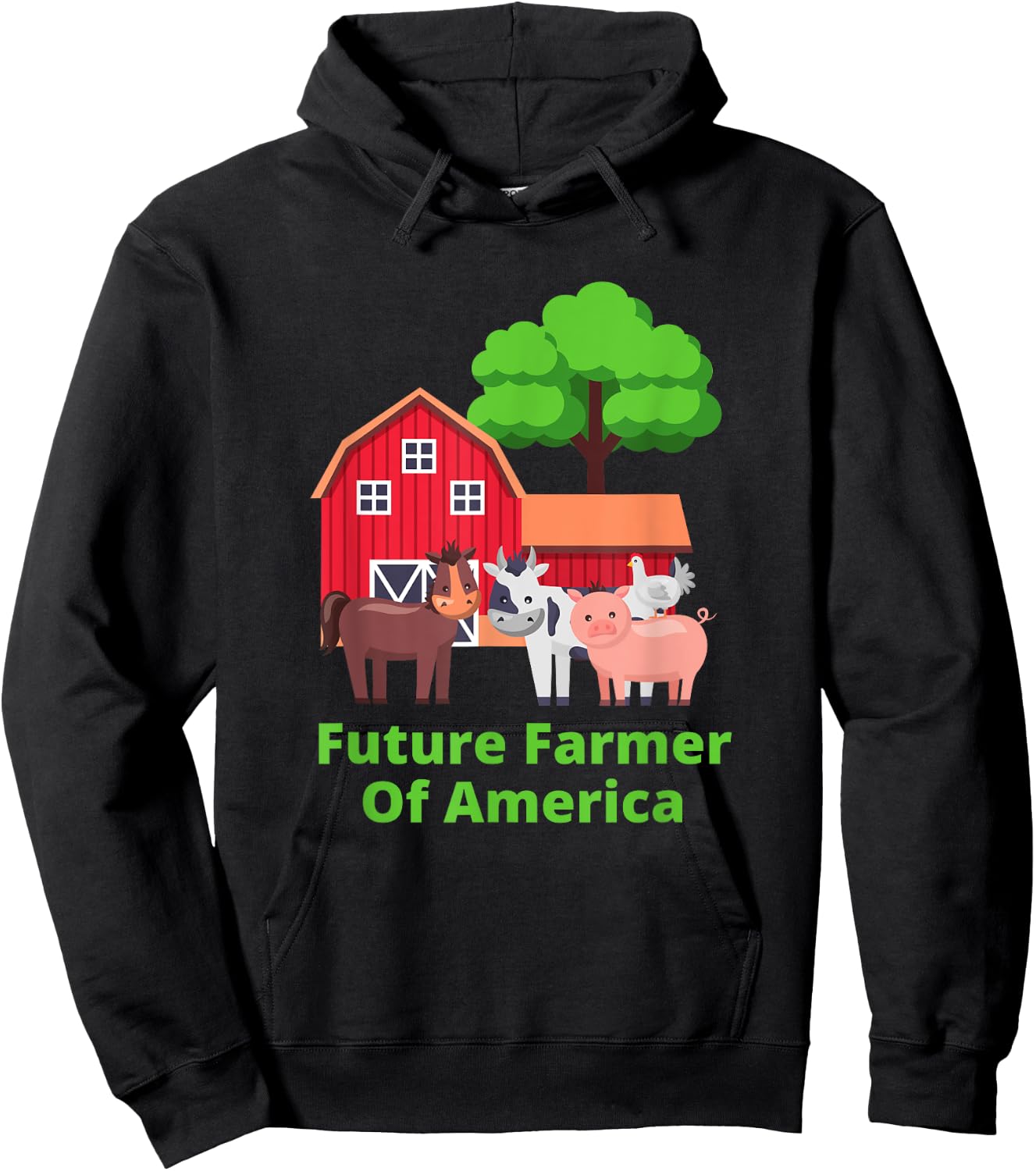 Cute Future Farmer Of America Hoodie - Hoodie | Black