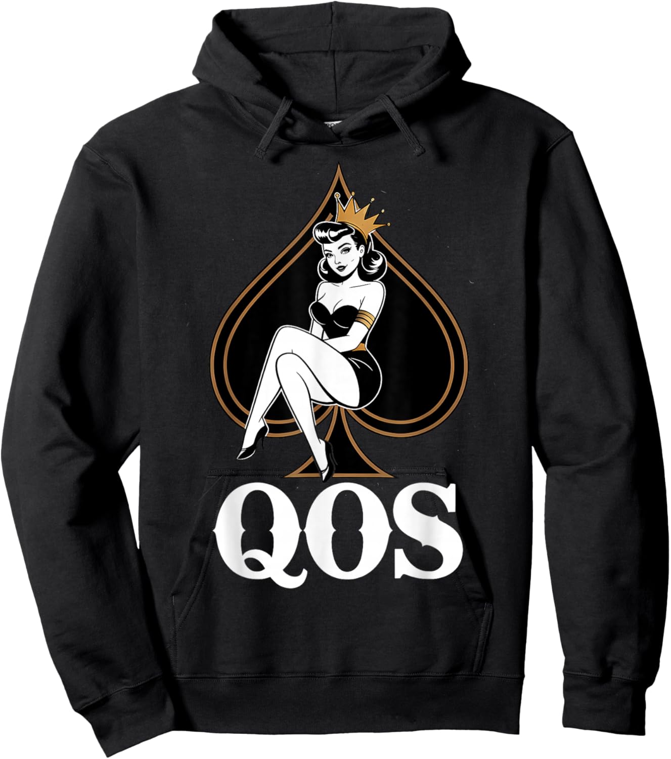 QOS Queen of Spades Hoodie - Hoodie | Black