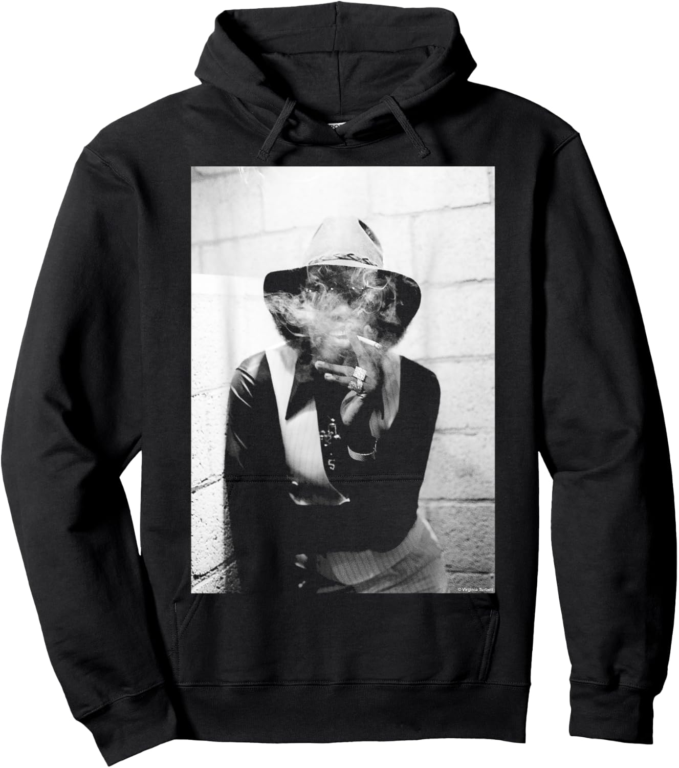 Johnny Guitar Watson 1980 By Virginia Turbett Hoodie - Hoodie | Black