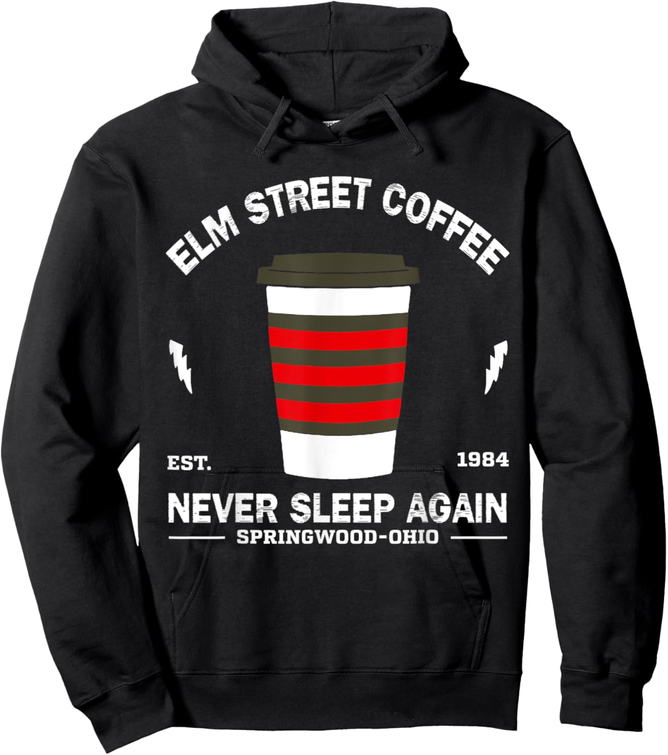 Streets Vintage Halloween Movies Funny Outfits Lovers Elms Hoodie - Hoodie | Black