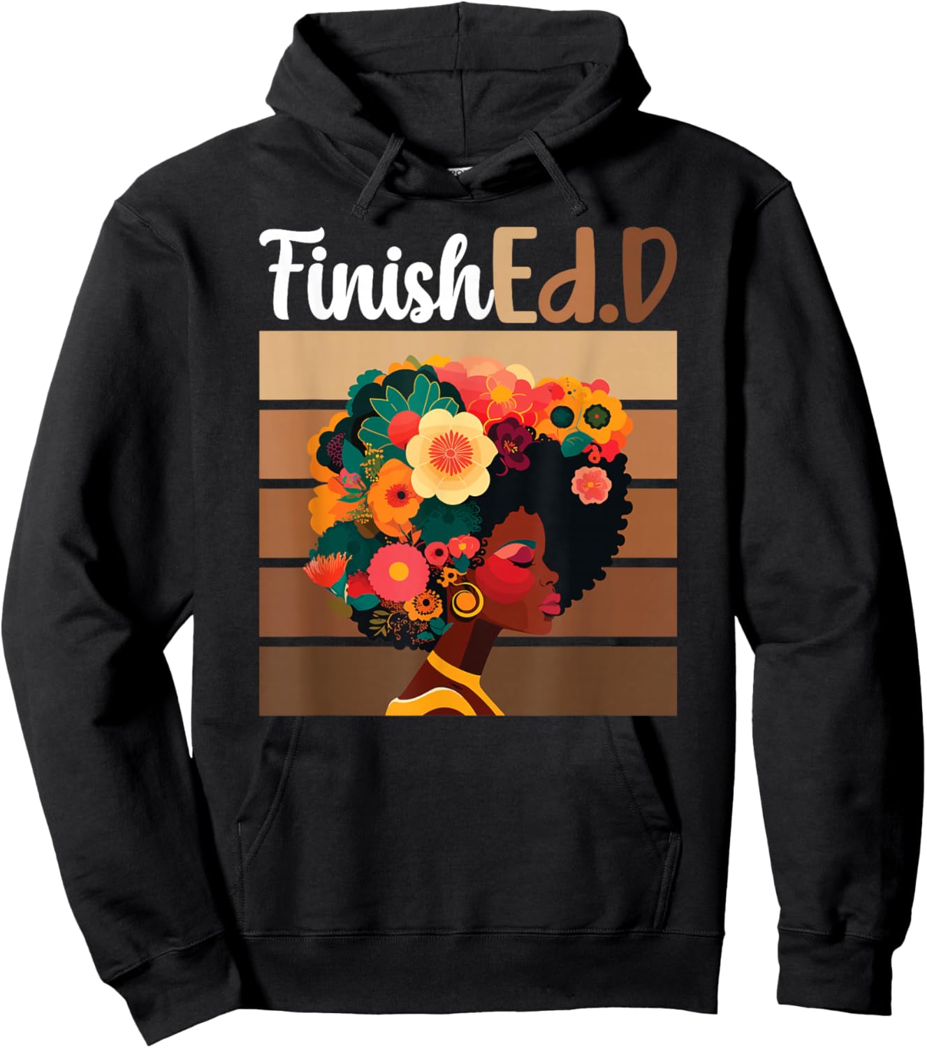 FinishEd.D Doctor Of Education Graduate Black EdD Graduate Hoodie - Hoodie | Black