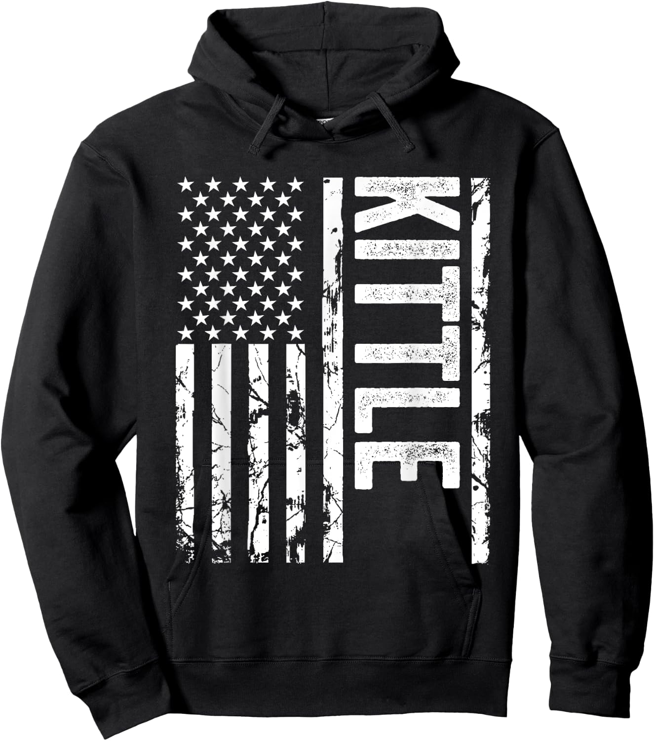 Kittle Last Name Funny Surname Team Kittle Family Reunion Hoodie - Hoodie | Black