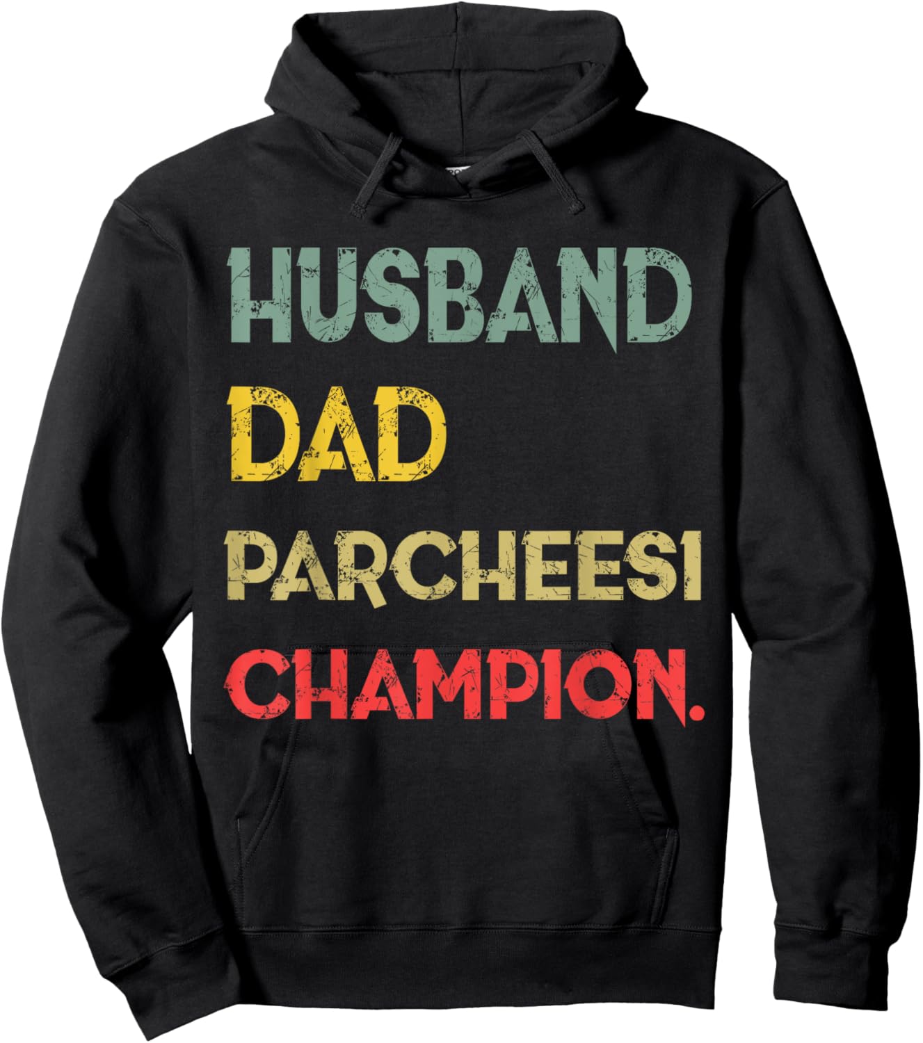 Husband Dad I'm a Parcheesi Champion Legend Hoodie - Hoodie | Black