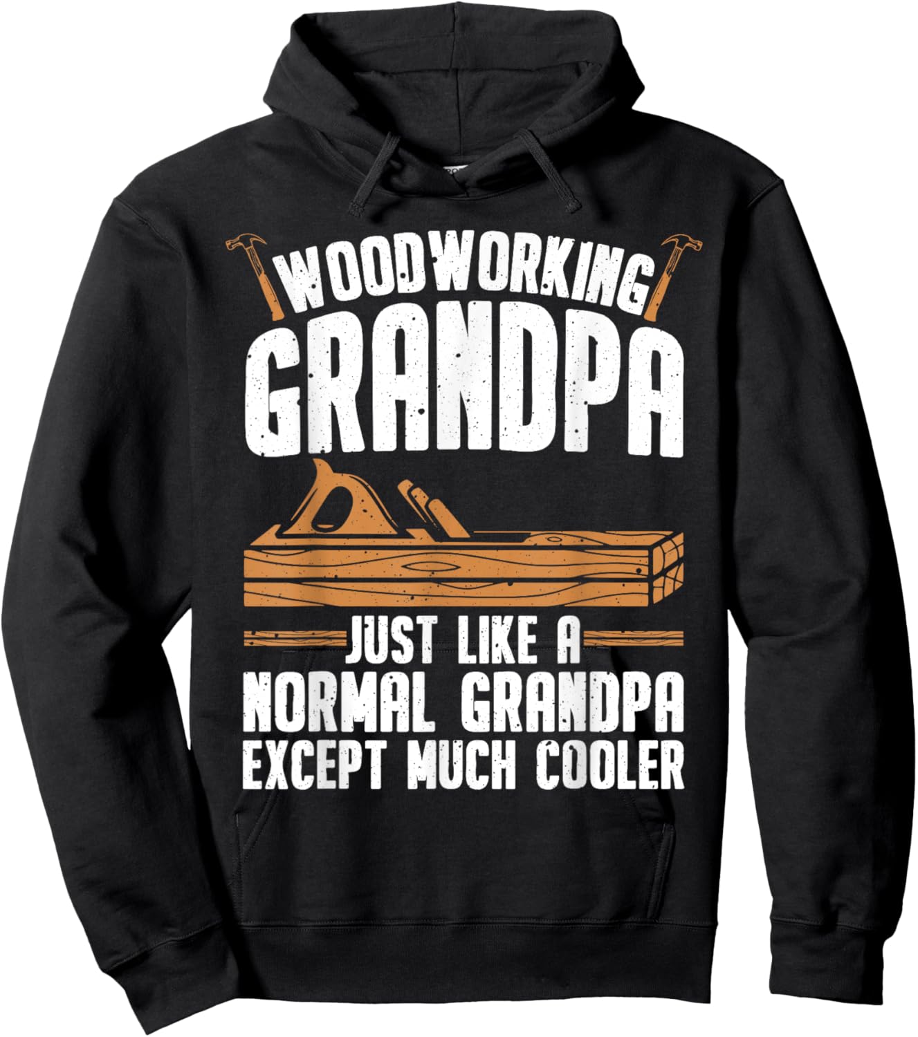 Funny Woodworking For Woodwork Grandpa Dad Men Woodworker Hoodie - Hoodie | Black