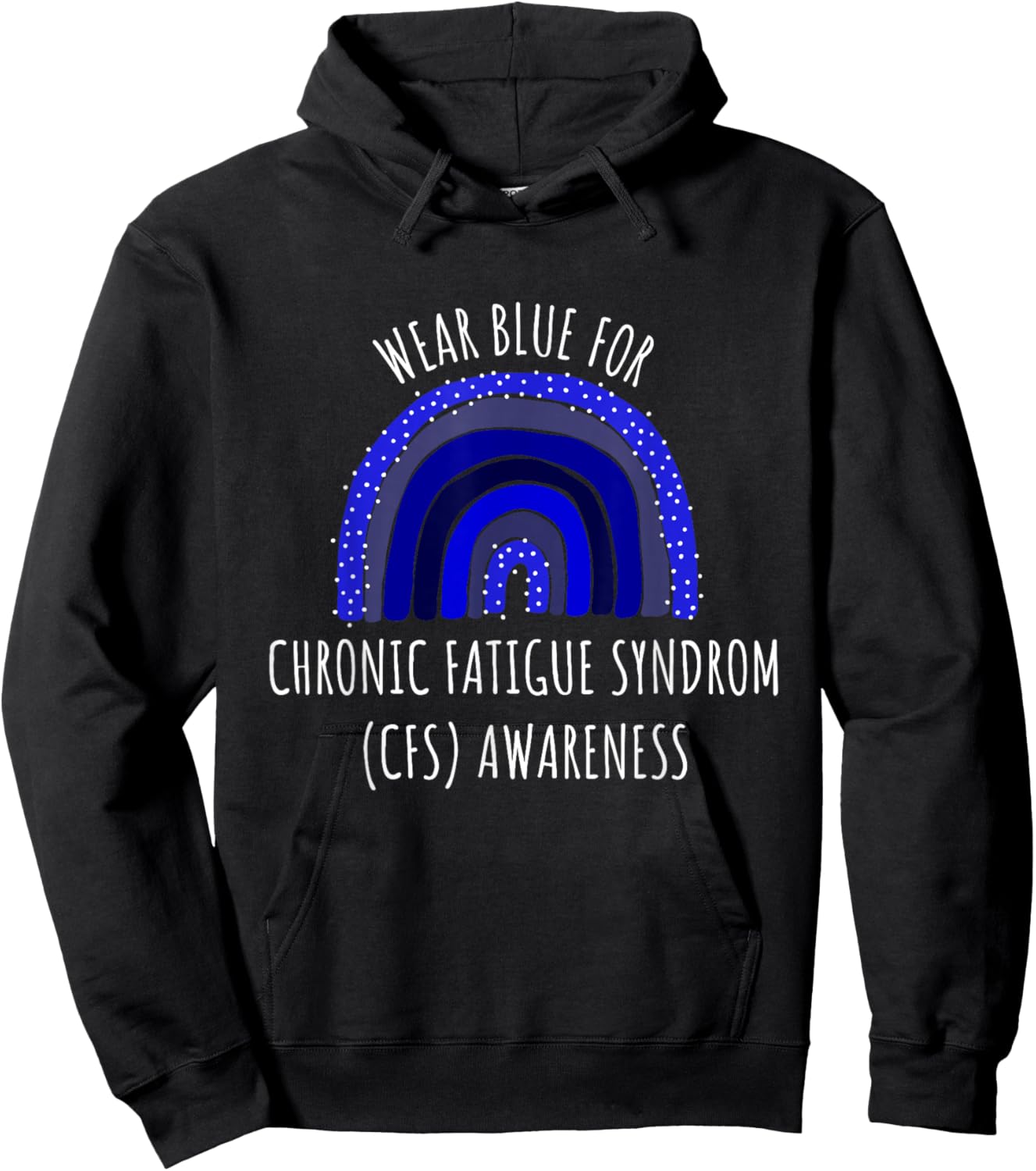 CFS Awareness Stuff | Chronic Fatigue Syndrome Hoodie - Hoodie | Black