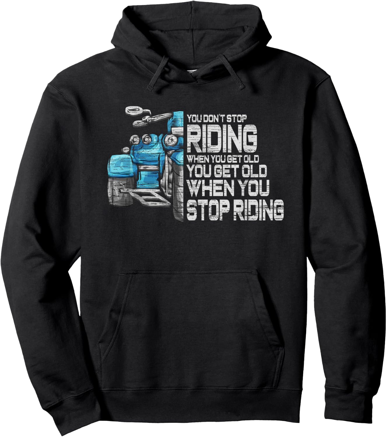 Motorcycle Trike Motortrike Three Wheeler Biker Quote Gift Hoodie - Hoodie | Black