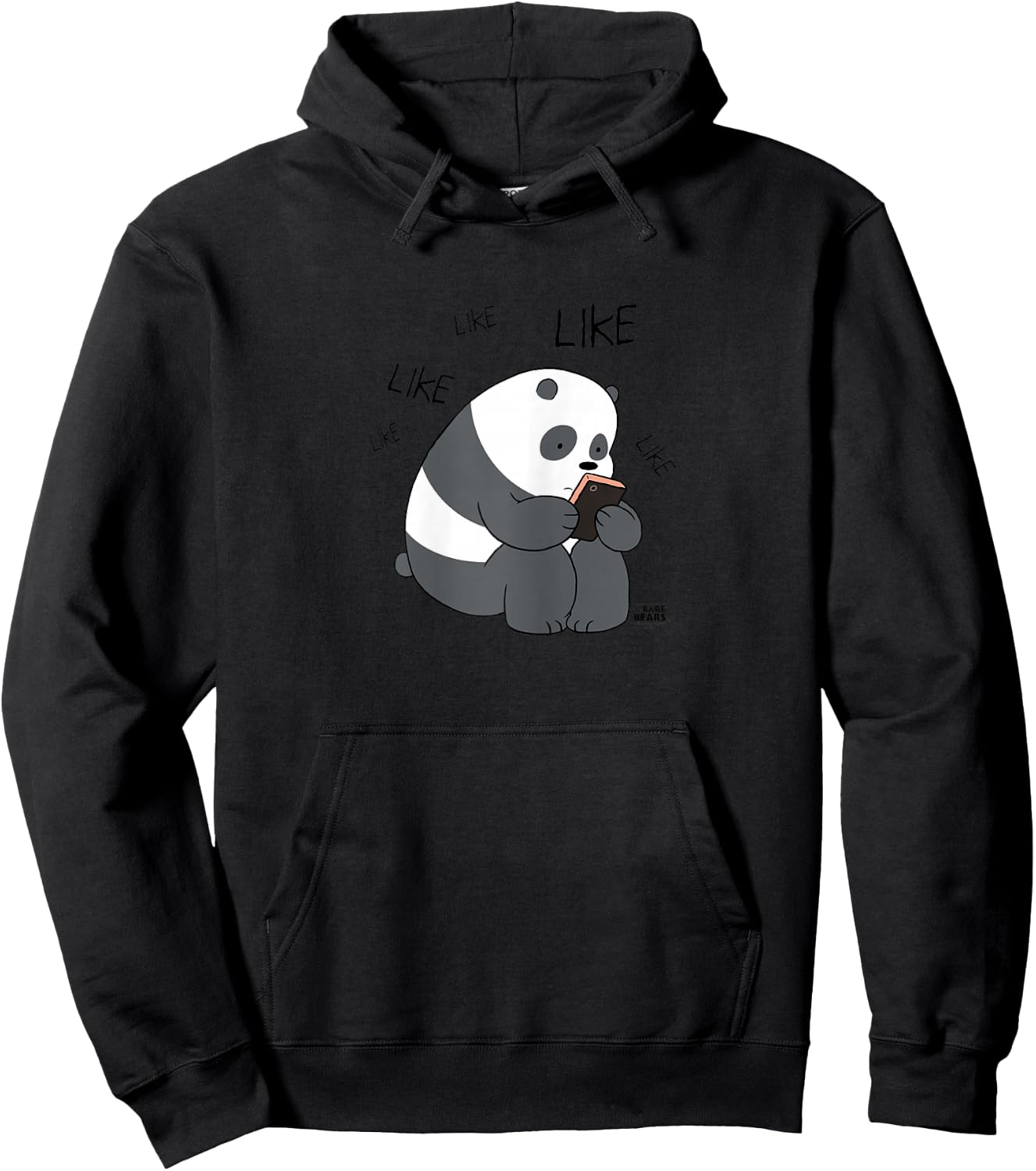 We Bare Bears Panda Like Like Like Hoodie - Hoodie | Black