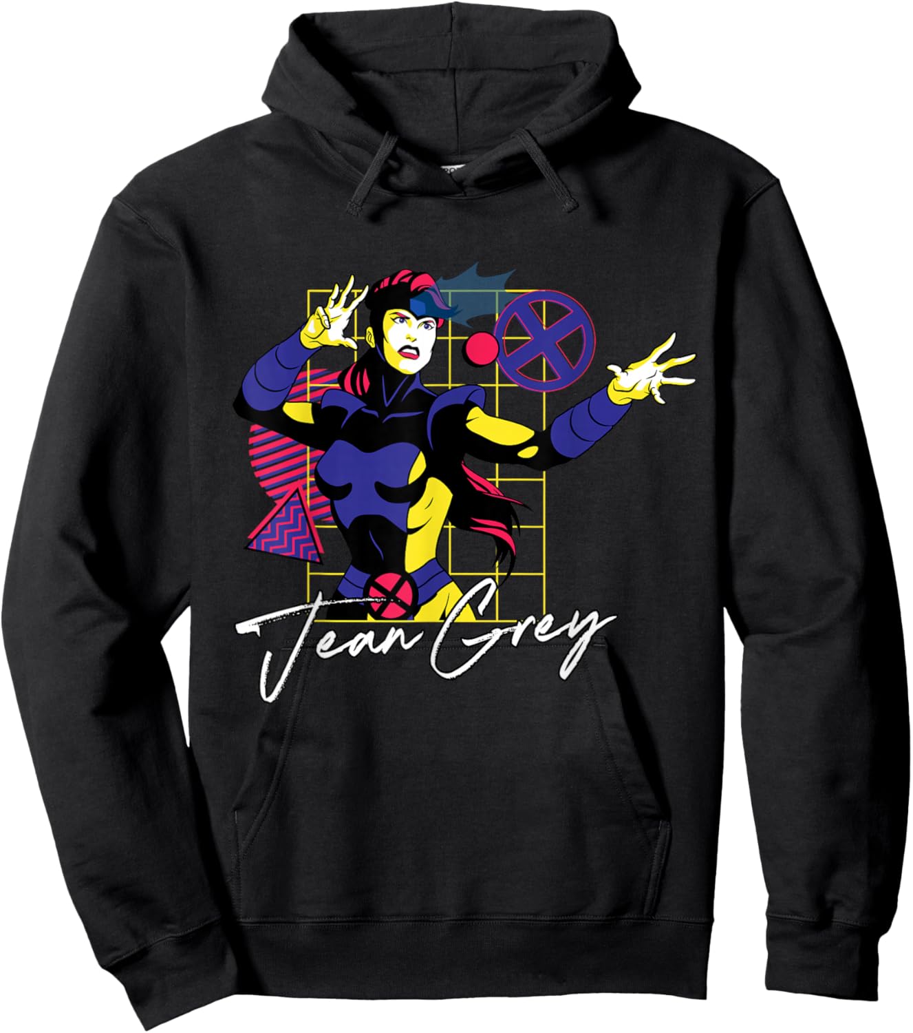 Marvel Super Heroes X-Men Retro Couples Matching Jean Grey Hoodie - Hoodie | Black