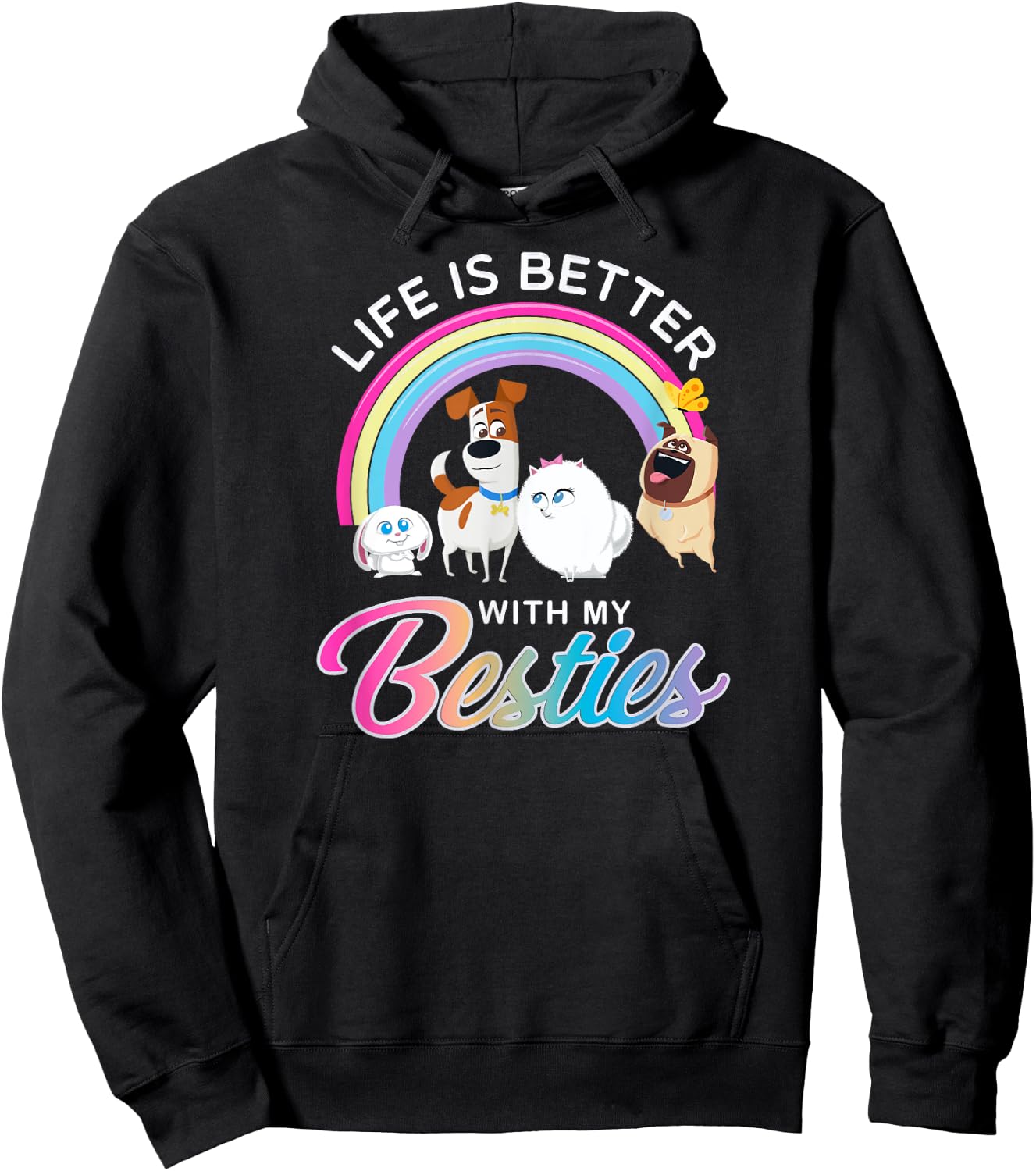 The Secret Life of Pets 2 Life is Better Hoodie - Hoodie | Black