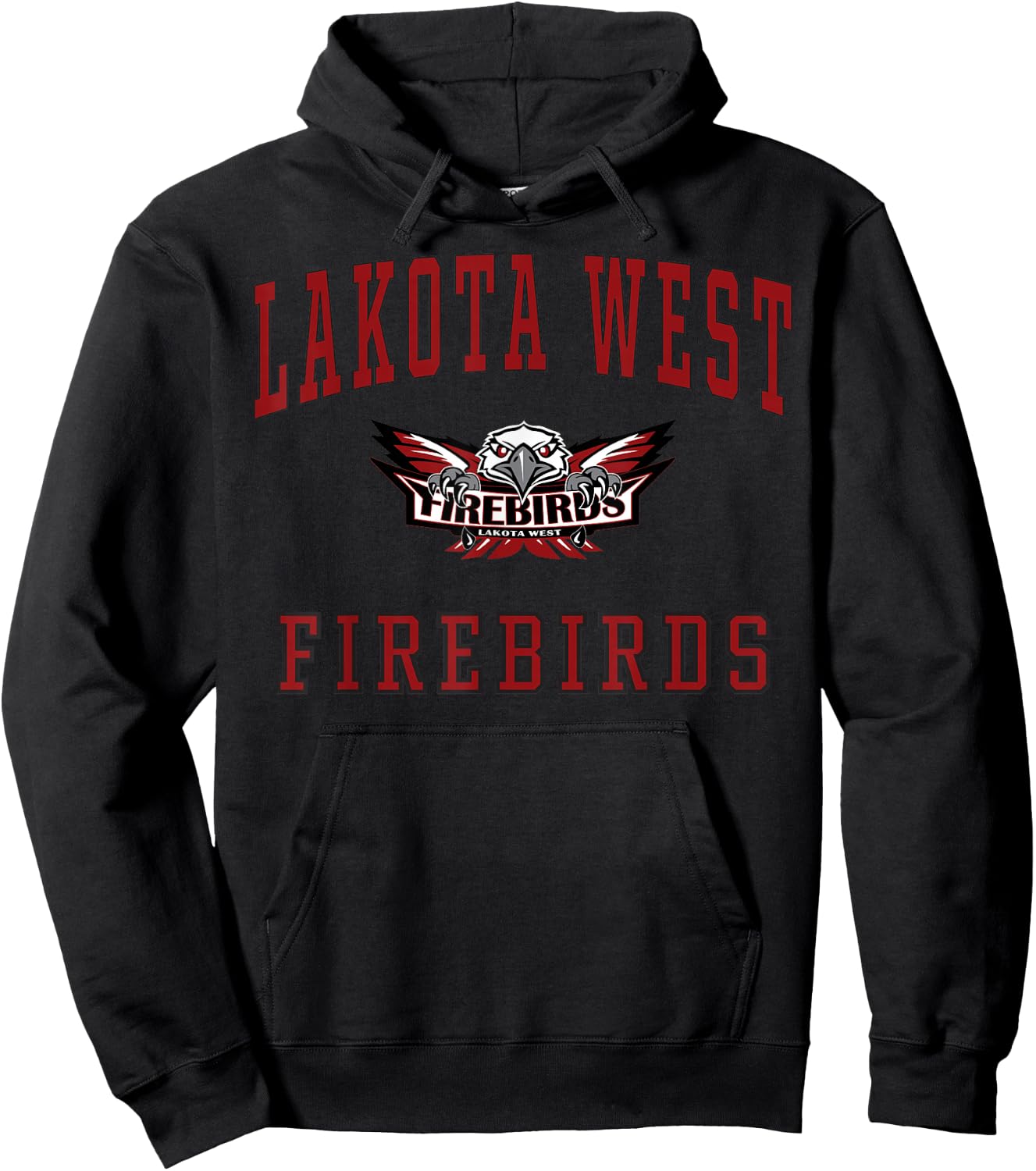 Lakota West High School Firebirds C1 Hoodie - Hoodie | Black