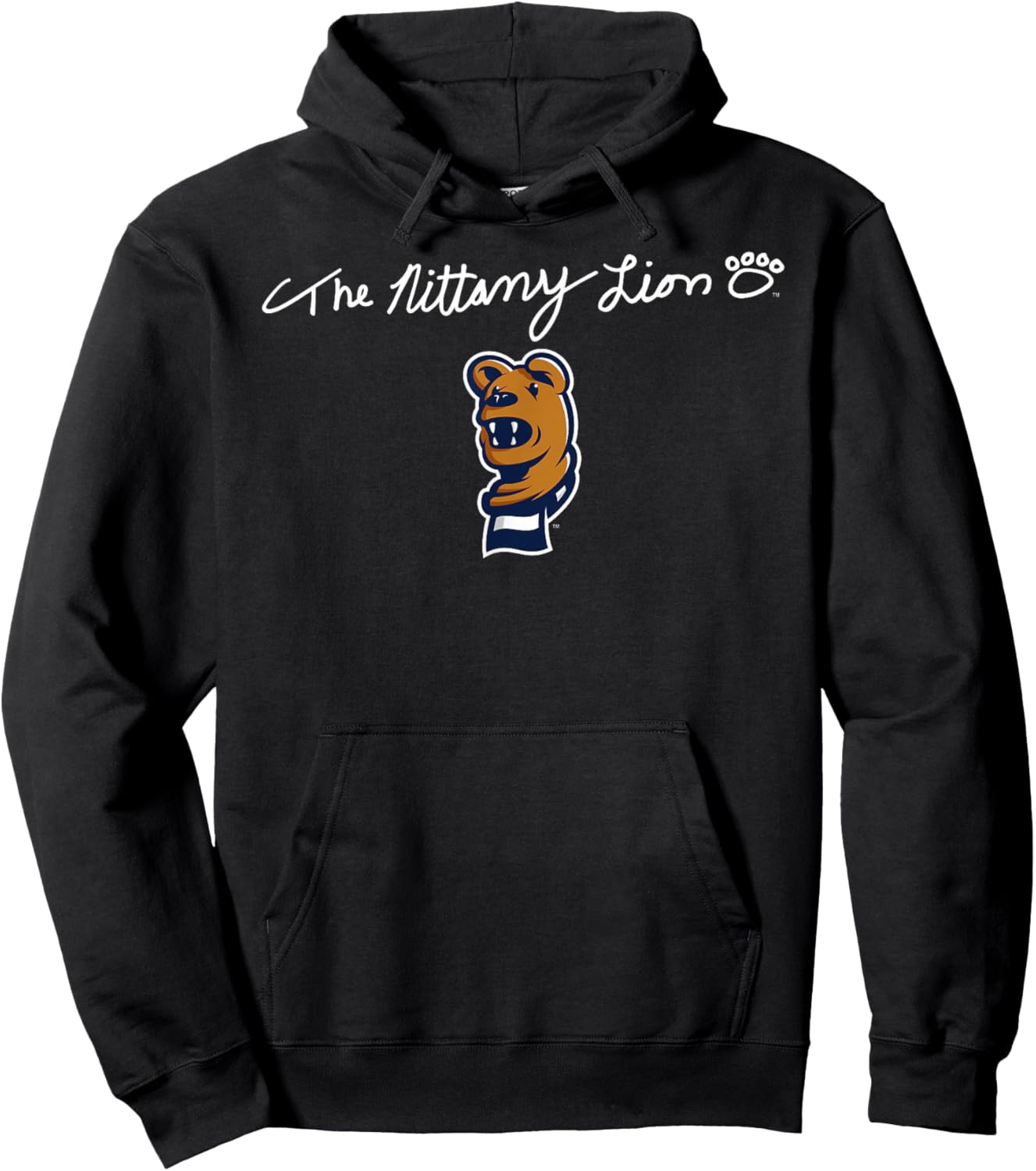 Penn State Nittany Lions Mascot Script Officially Licensed Hoodie - Hoodie | Black