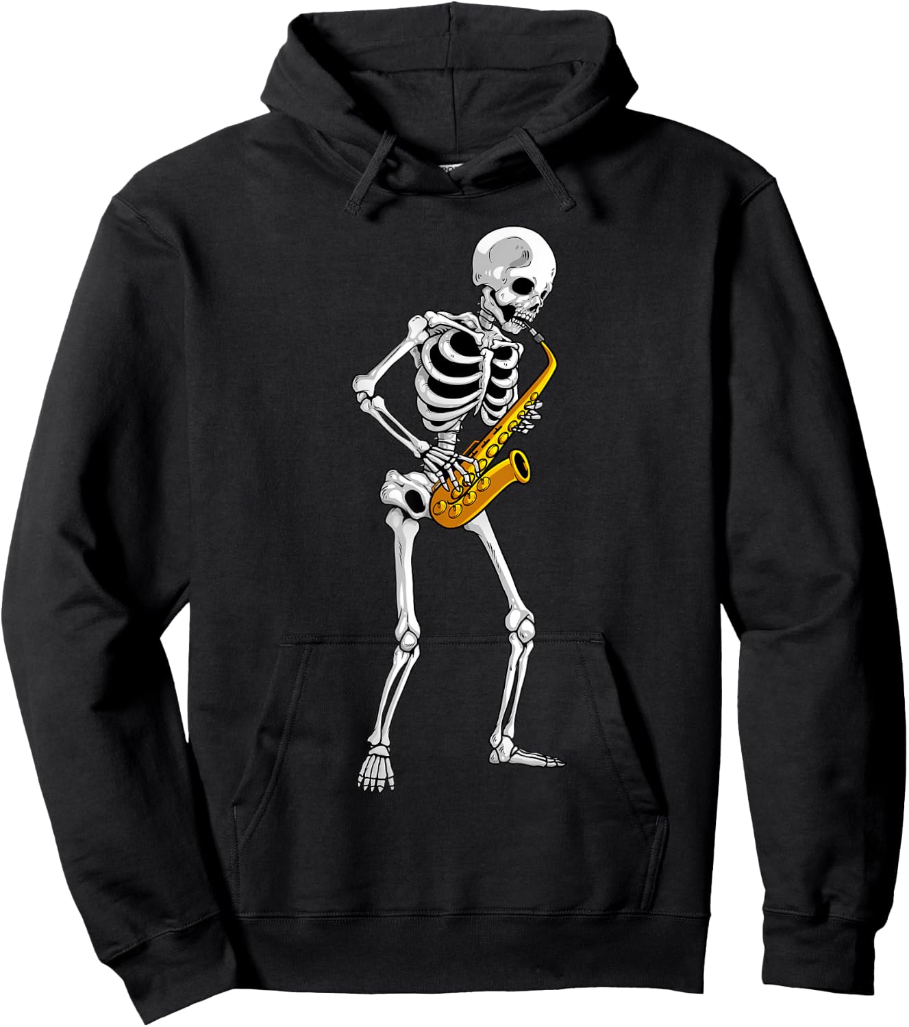 Funny Saxophone Design Women Saxophone Player Sax Hoodie - Hoodie | Black